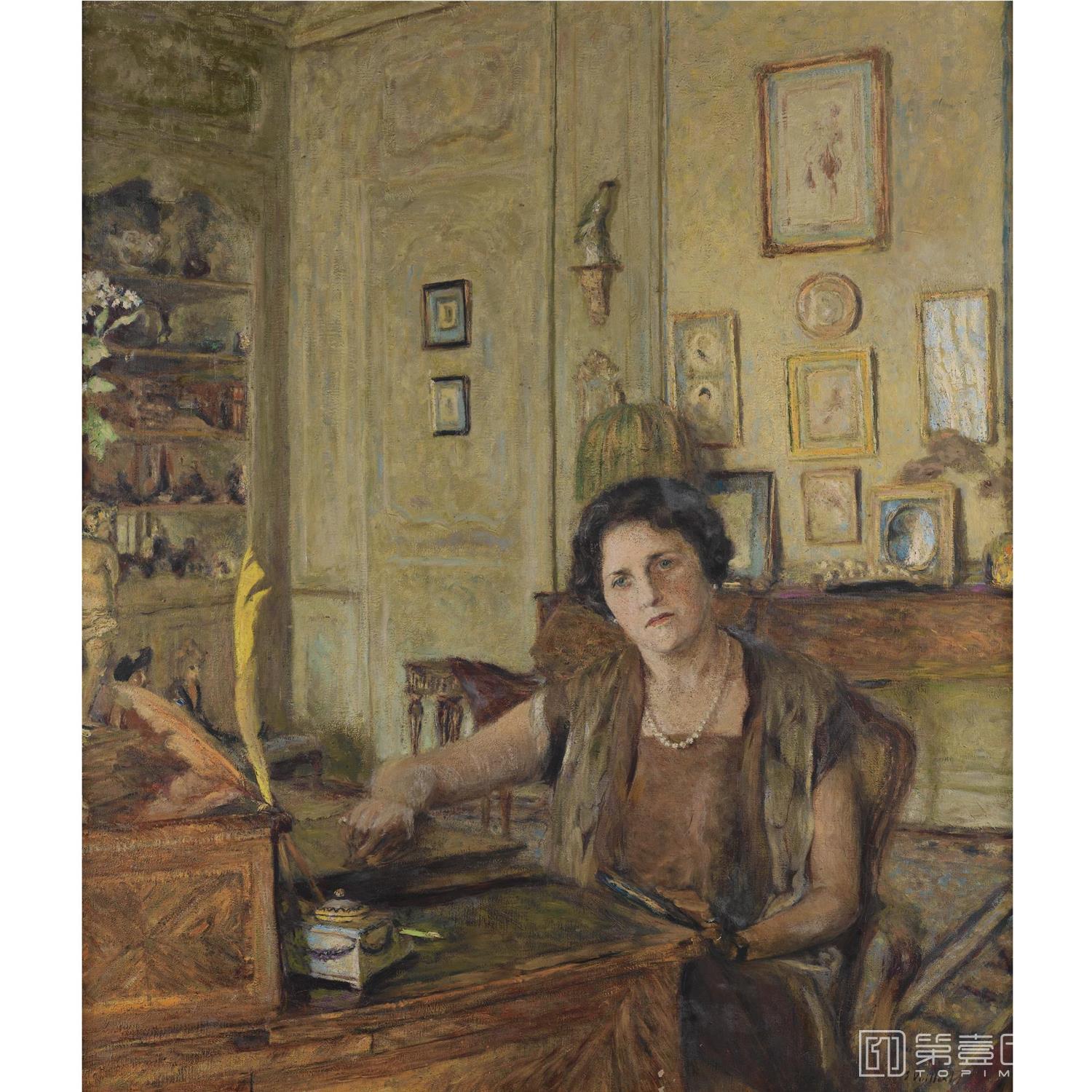 油画-爱德华·让·维亚尔 Edouard Vuillard作品集-148