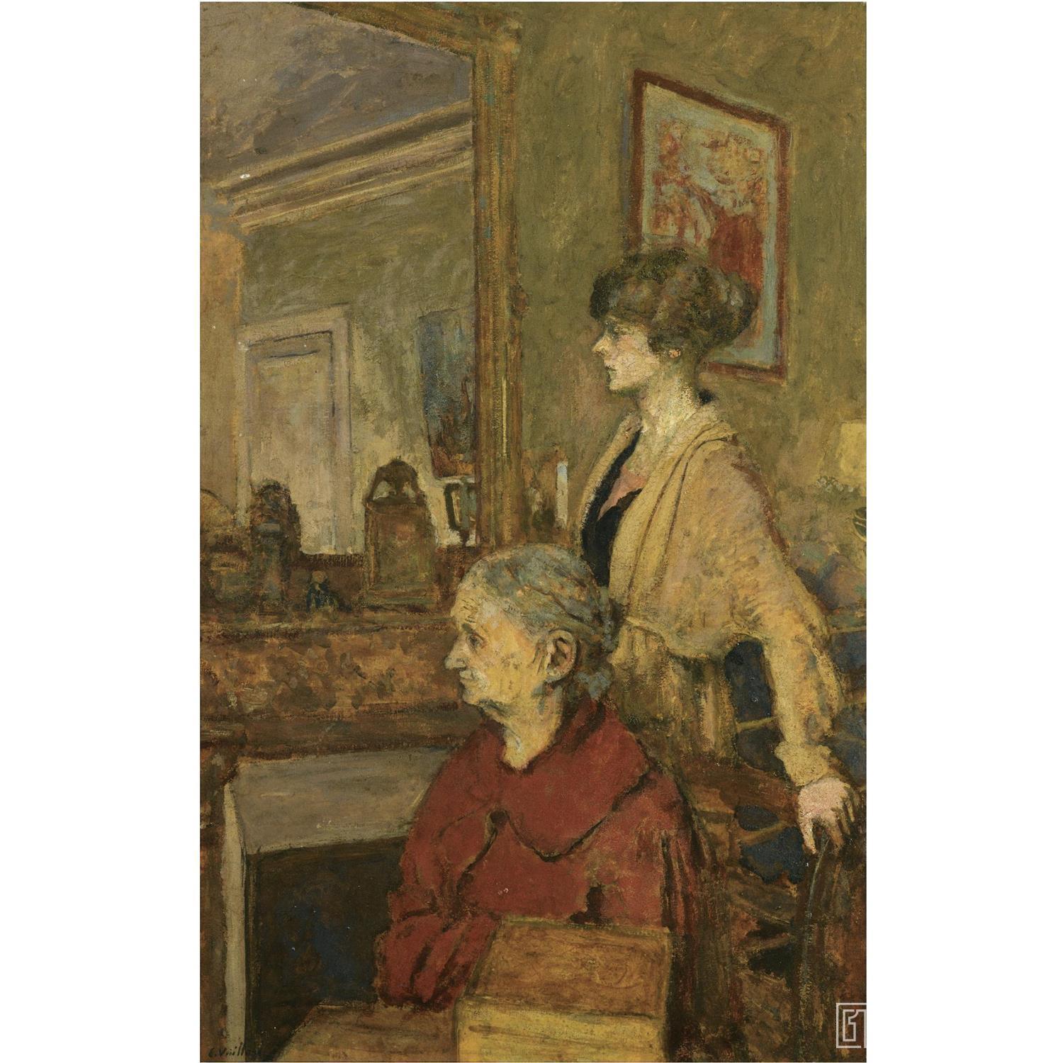 油画-爱德华·让·维亚尔 Edouard Vuillard作品集-161