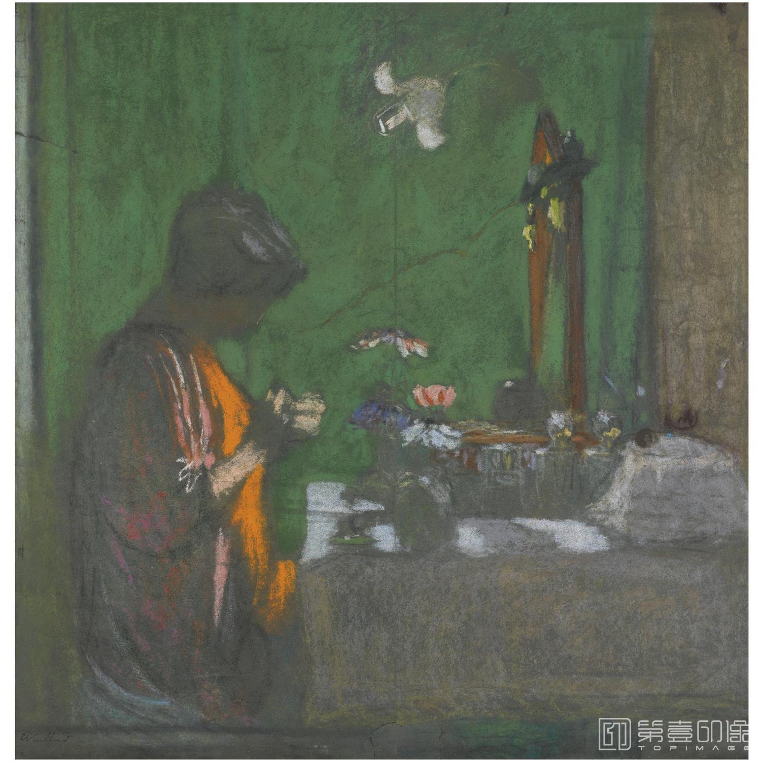 油画-爱德华·让·维亚尔 Edouard Vuillard作品集-170