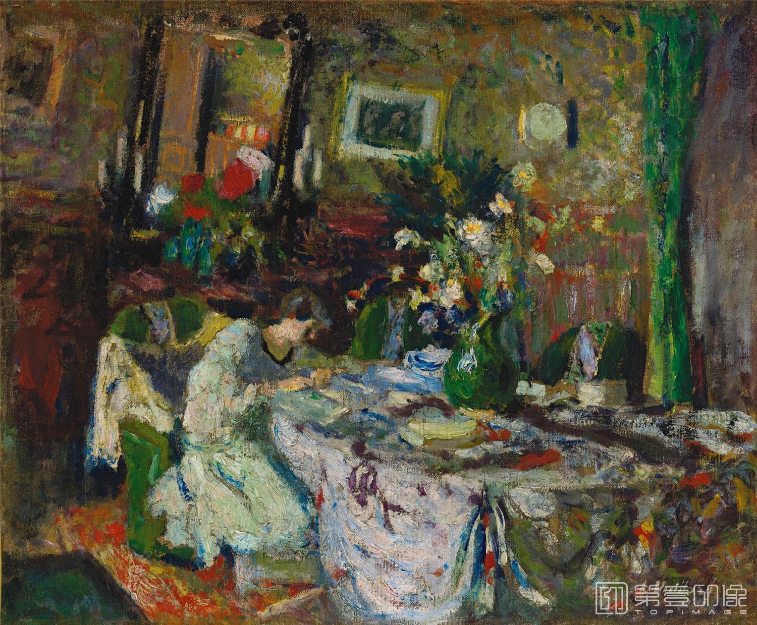 油画-爱德华·让·维亚尔 Edouard Vuillard作品集-196