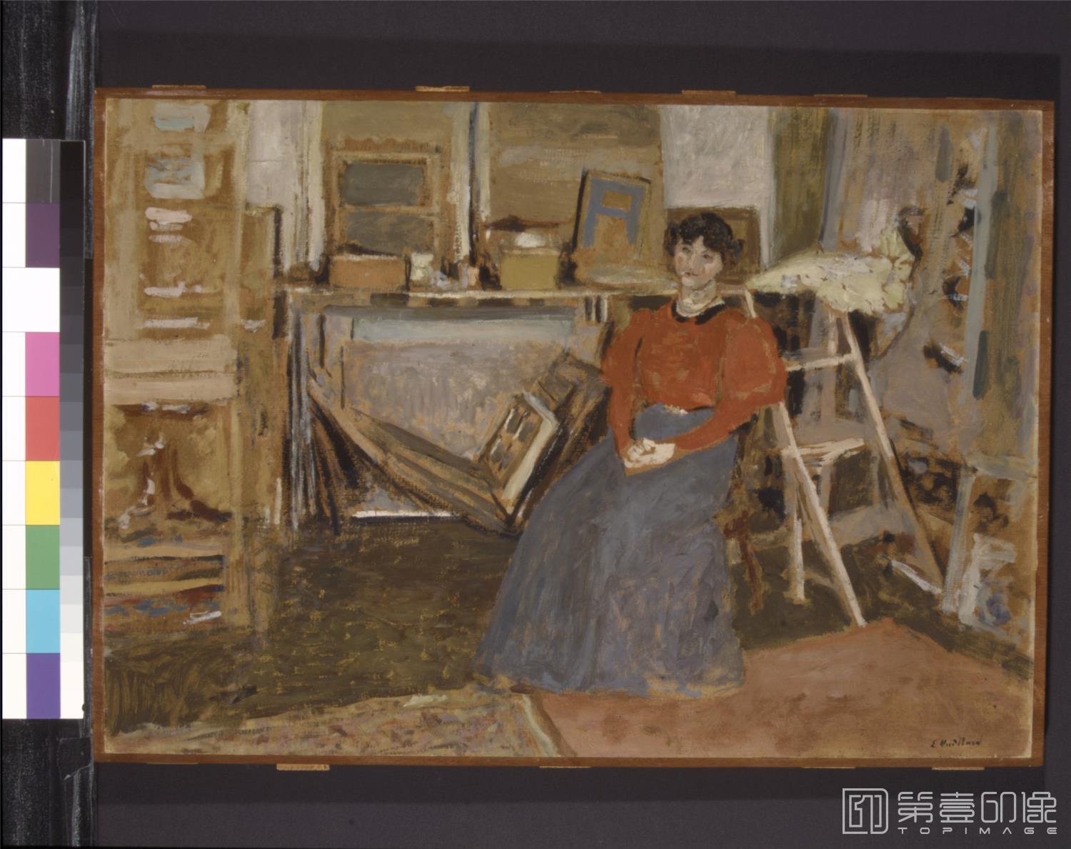 油画-爱德华·让·维亚尔 Edouard Vuillard作品集-206