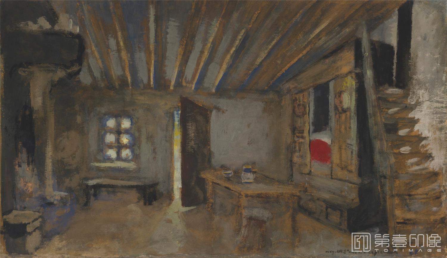 油画-爱德华·让·维亚尔 Edouard Vuillard作品集-217