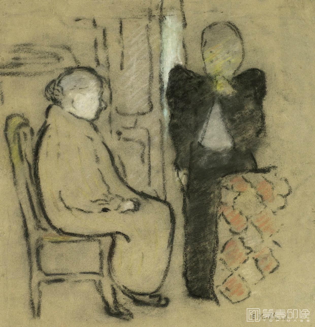 水彩画-爱德华·让·维亚尔 Edouard Vuillard作品集-221