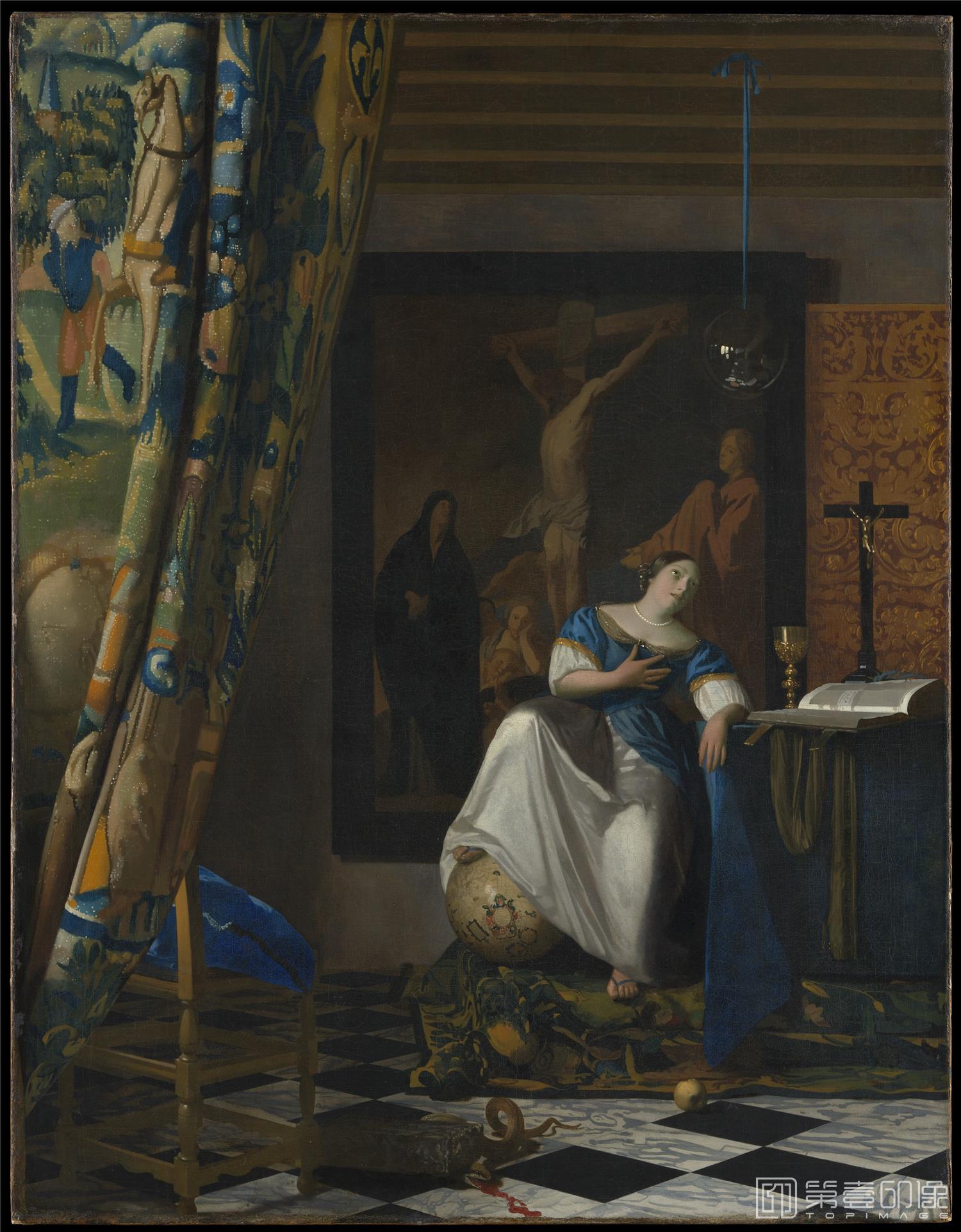 油画-约翰内斯·维米尔 Johannes Vermeer作品集-07