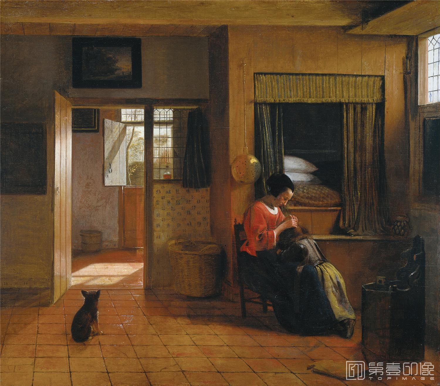 油画-约翰内斯·维米尔 Johannes Vermeer作品集-09