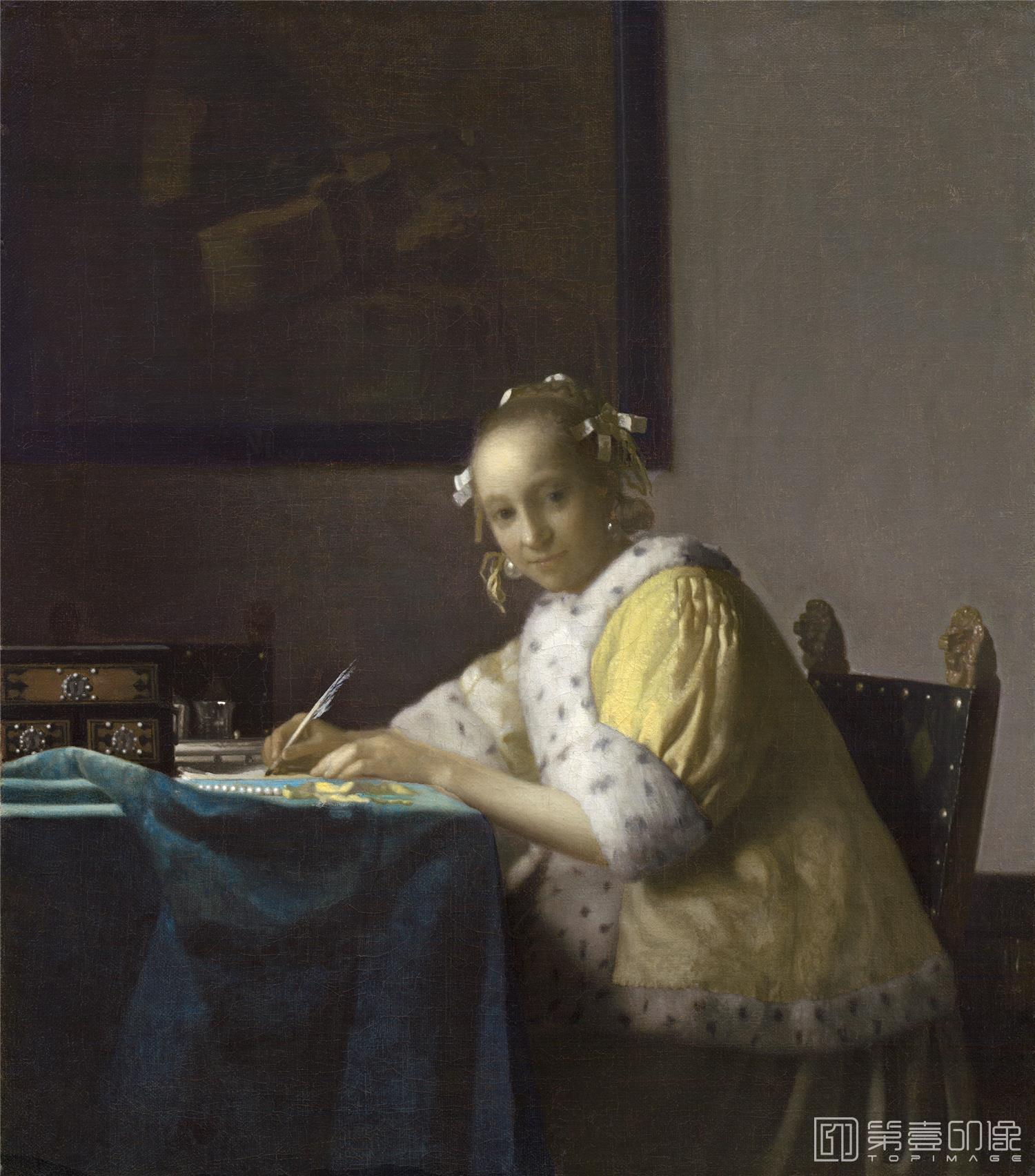 油画-约翰内斯·维米尔 Johannes Vermeer作品集-20