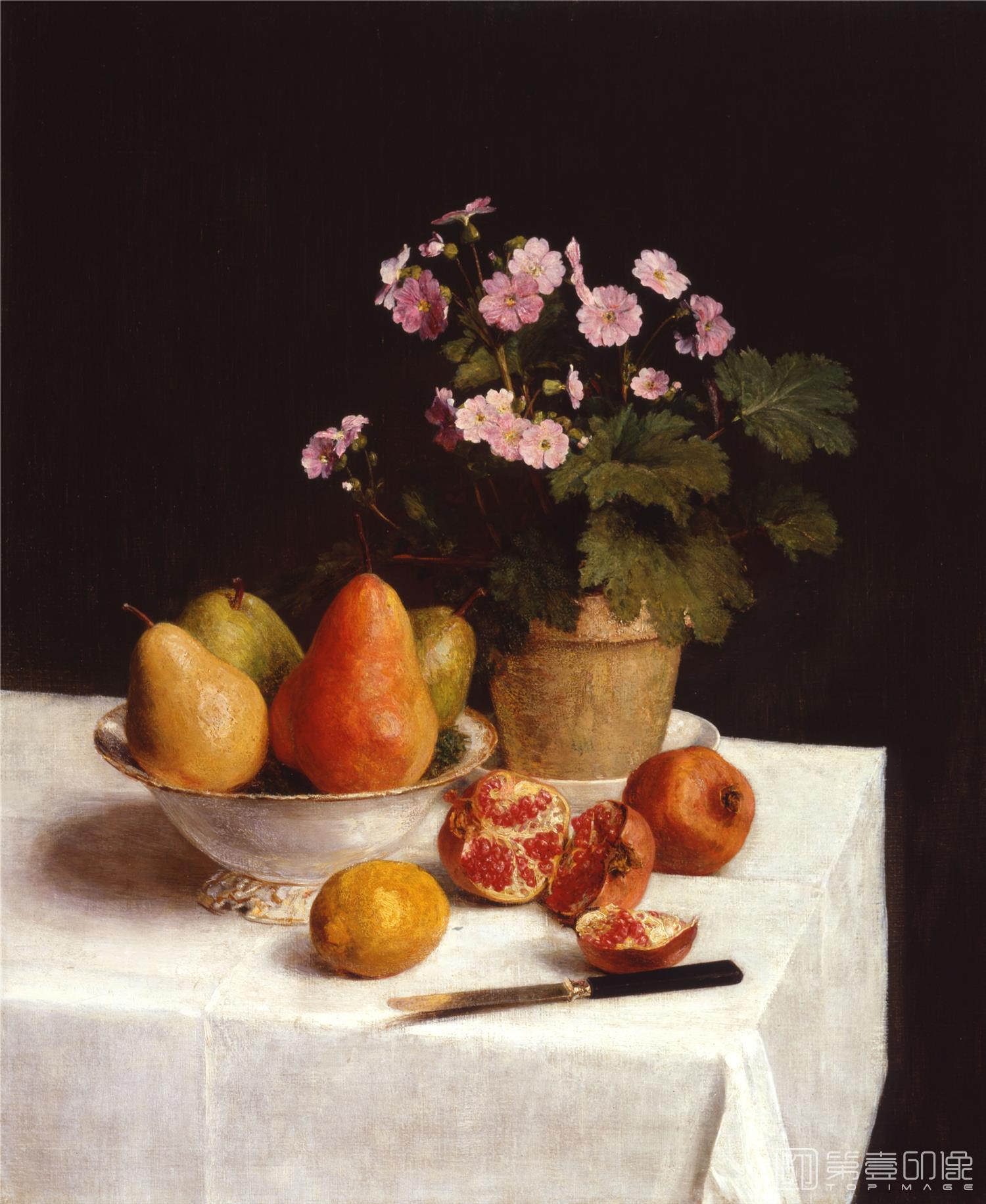 油画-亨利·方丹-拉图尔 Henri Fantin-Latour作品集003