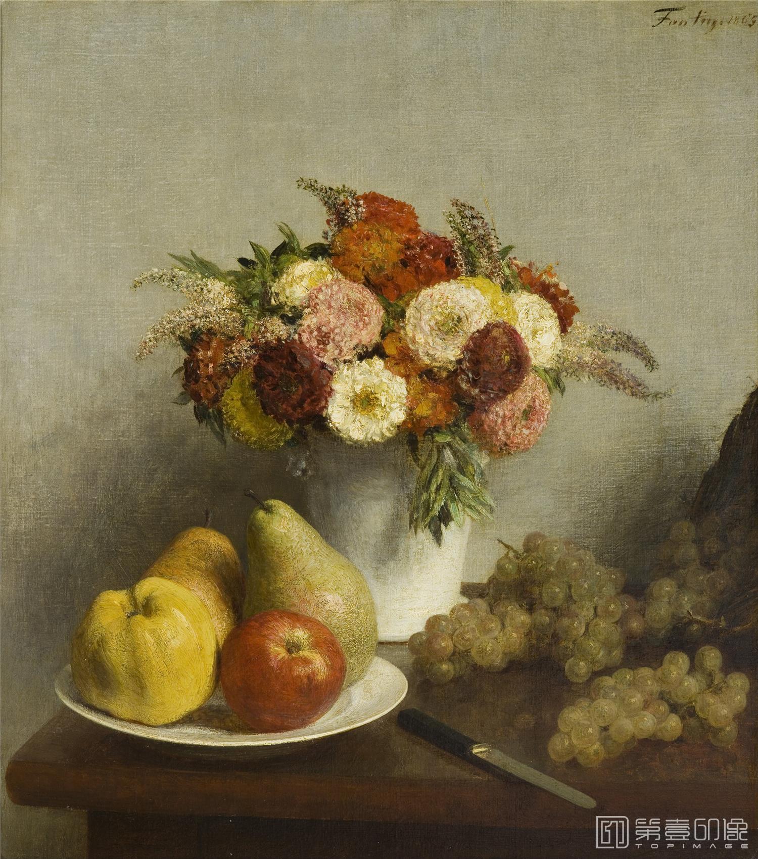 油画-亨利·方丹-拉图尔 Henri Fantin-Latour作品集010