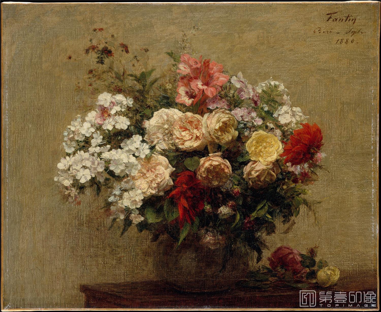 油画-亨利·方丹-拉图尔 Henri Fantin-Latour作品集028