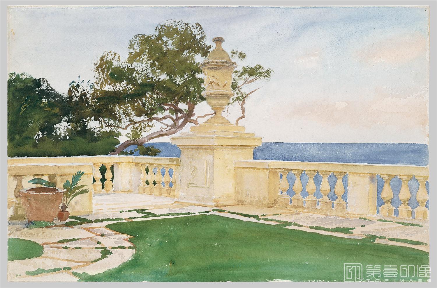水彩画-约翰·辛格·萨金特 John Singer Sargent-119