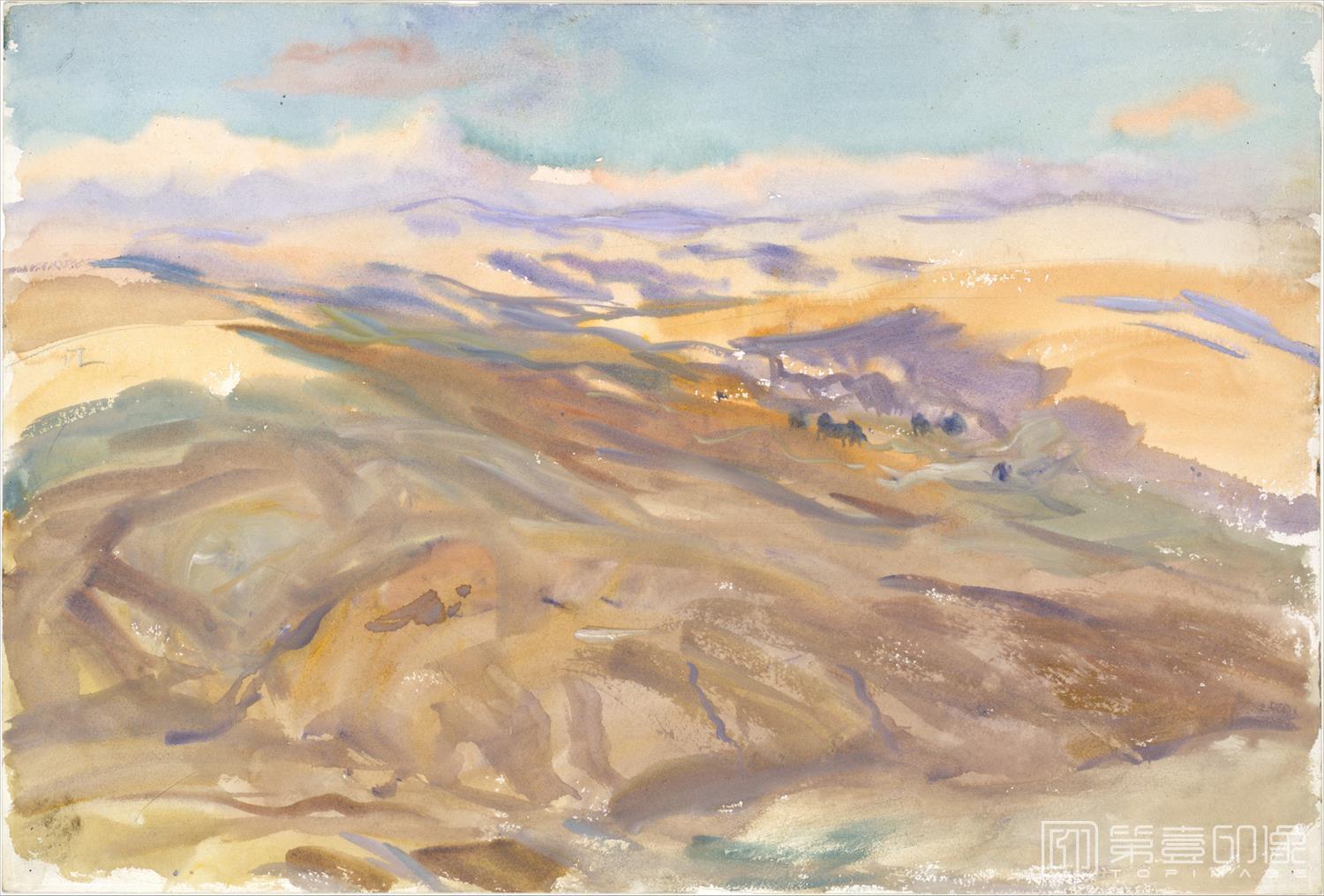 水彩画-约翰·辛格·萨金特 John Singer Sargent-048