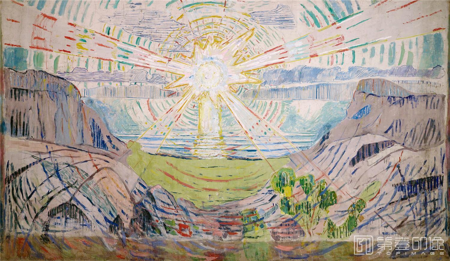 水彩画-爱德华·蒙克 Edvard Munch作品集-31