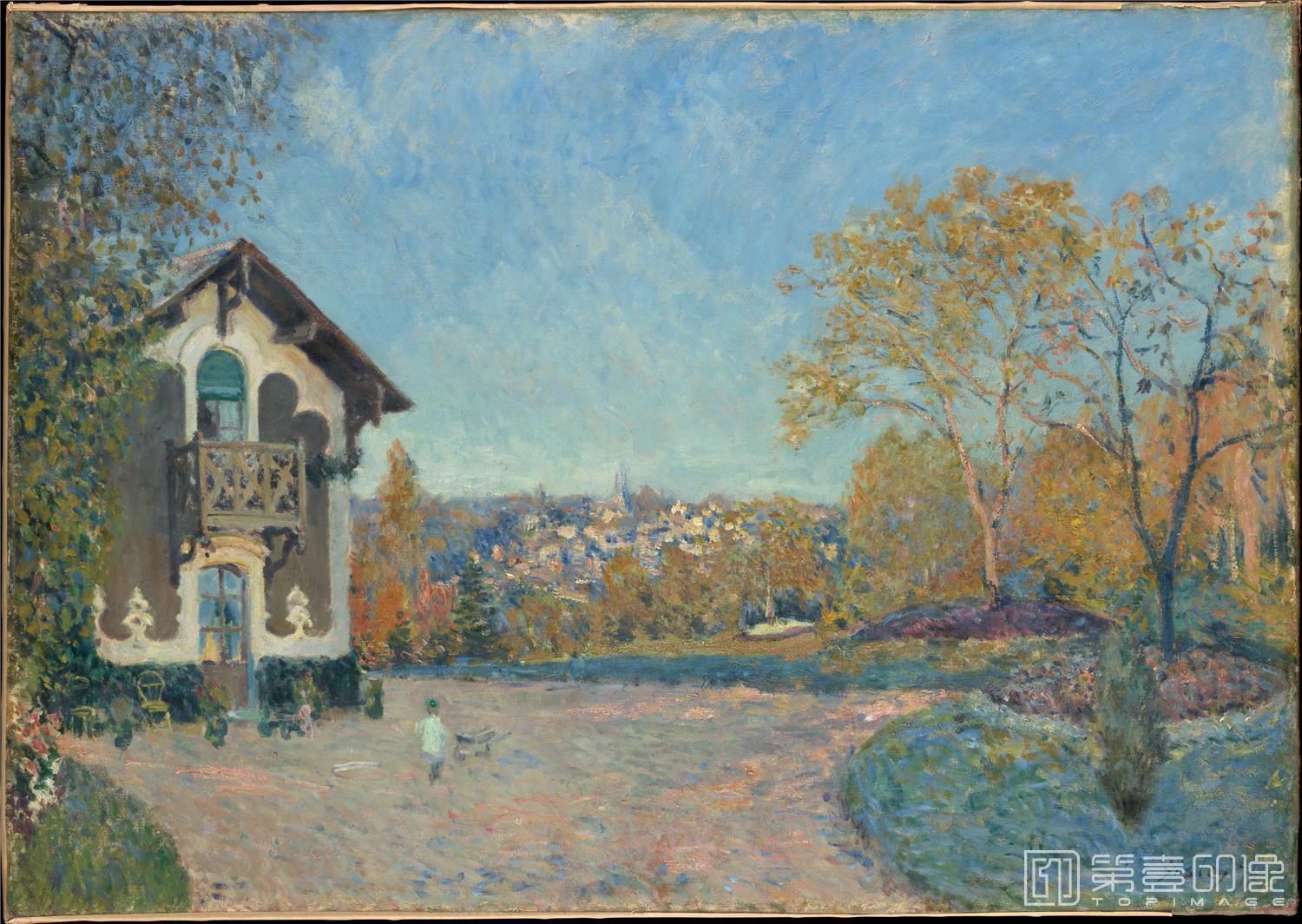 油画-阿尔弗莱德·西斯莱 Alfred Sisley作品集-038