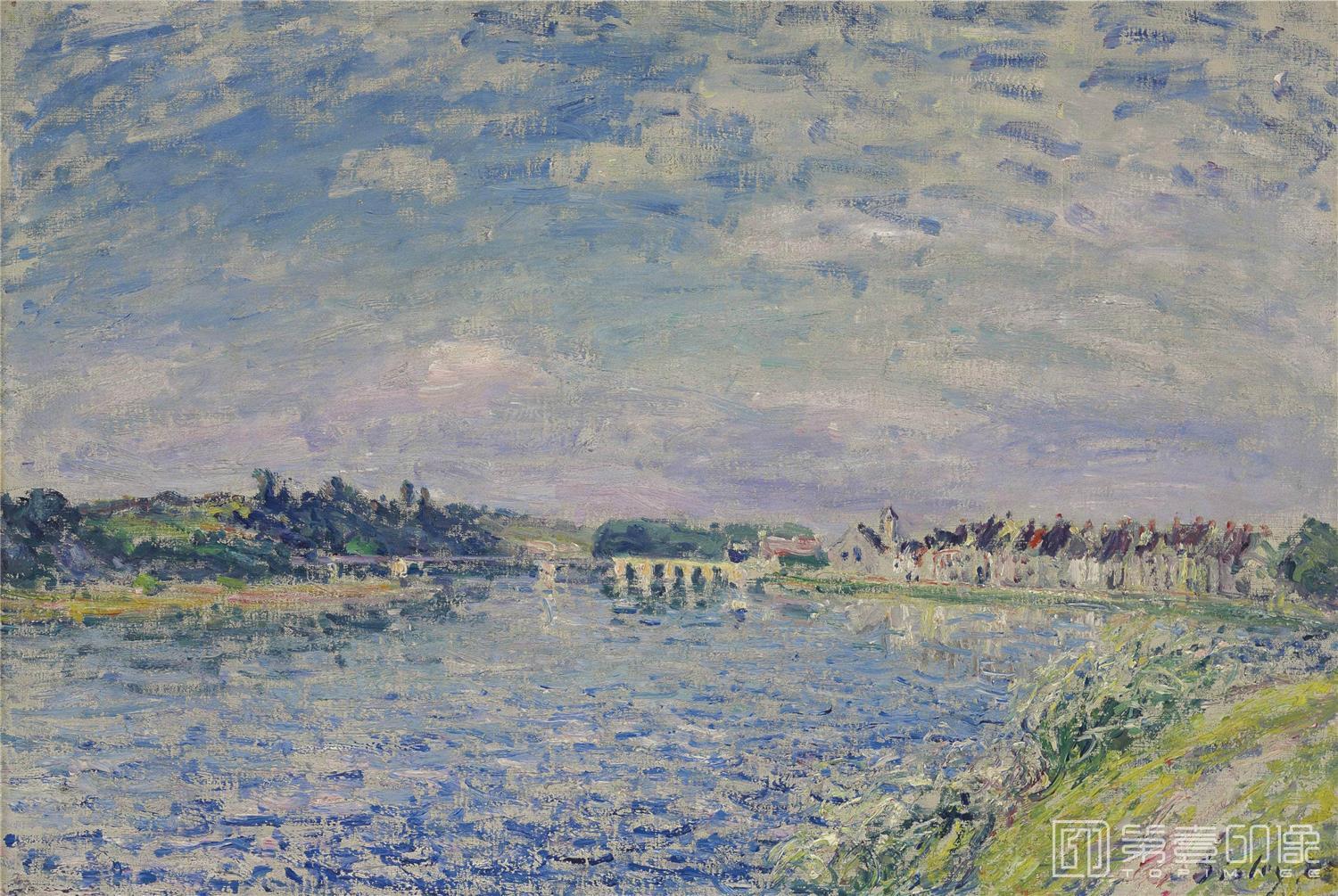 油画-阿尔弗莱德·西斯莱 Alfred Sisley作品集-060