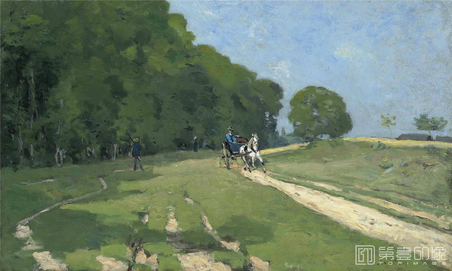 油画-阿尔弗莱德·西斯莱 Alfred Sisley作品集-067