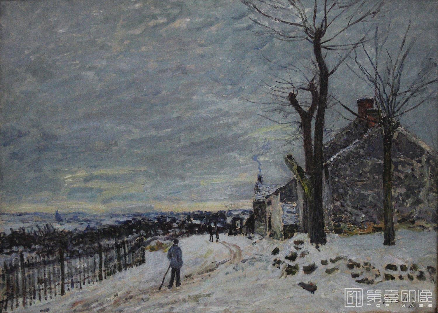 油画-阿尔弗莱德·西斯莱 Alfred Sisley作品集-086