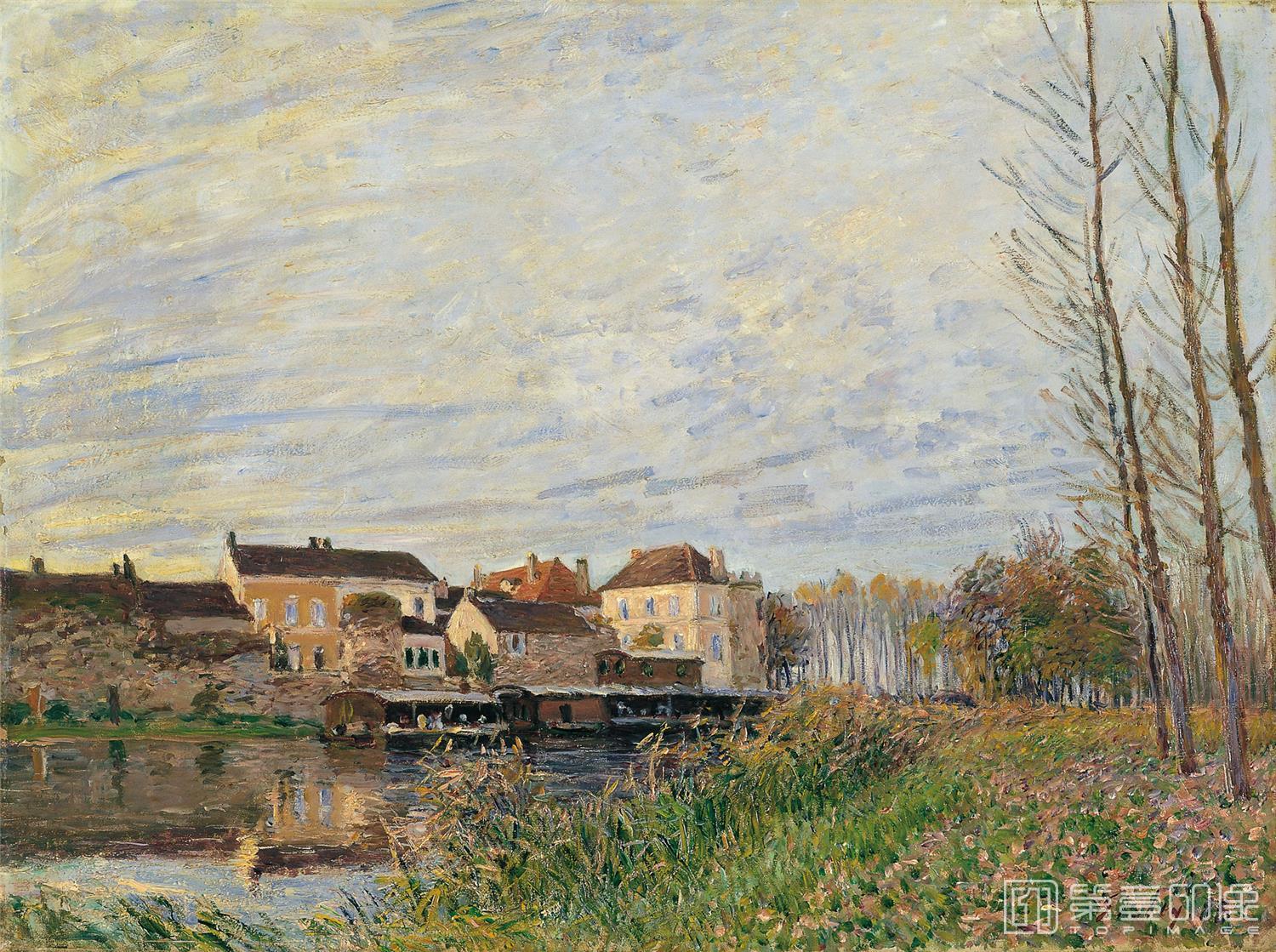油画-阿尔弗莱德·西斯莱 Alfred Sisley作品集-100