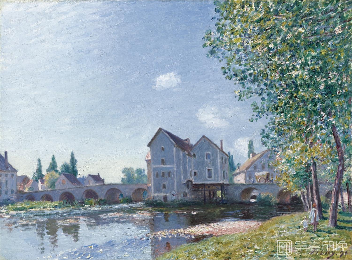油画-阿尔弗莱德·西斯莱 Alfred Sisley作品集-105