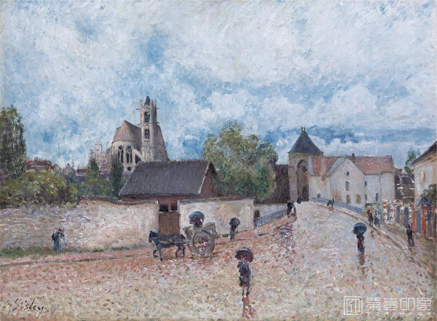 油画-阿尔弗莱德·西斯莱 Alfred Sisley作品集-107