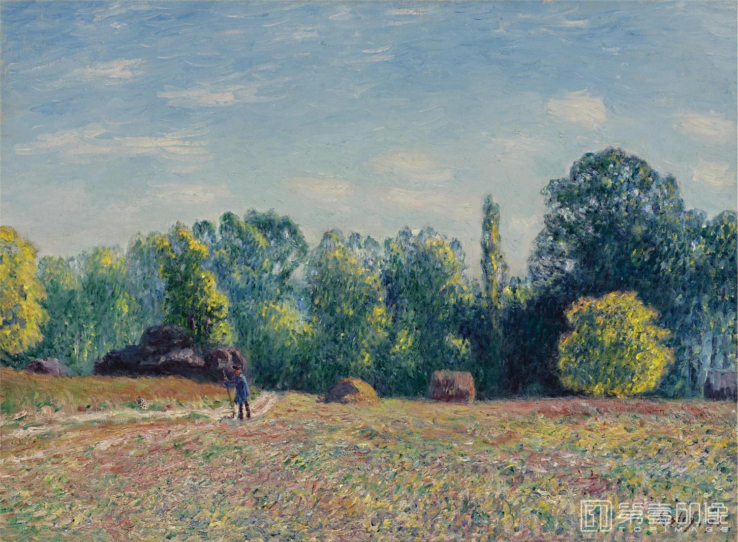 油画-阿尔弗莱德·西斯莱 Alfred Sisley作品集-110