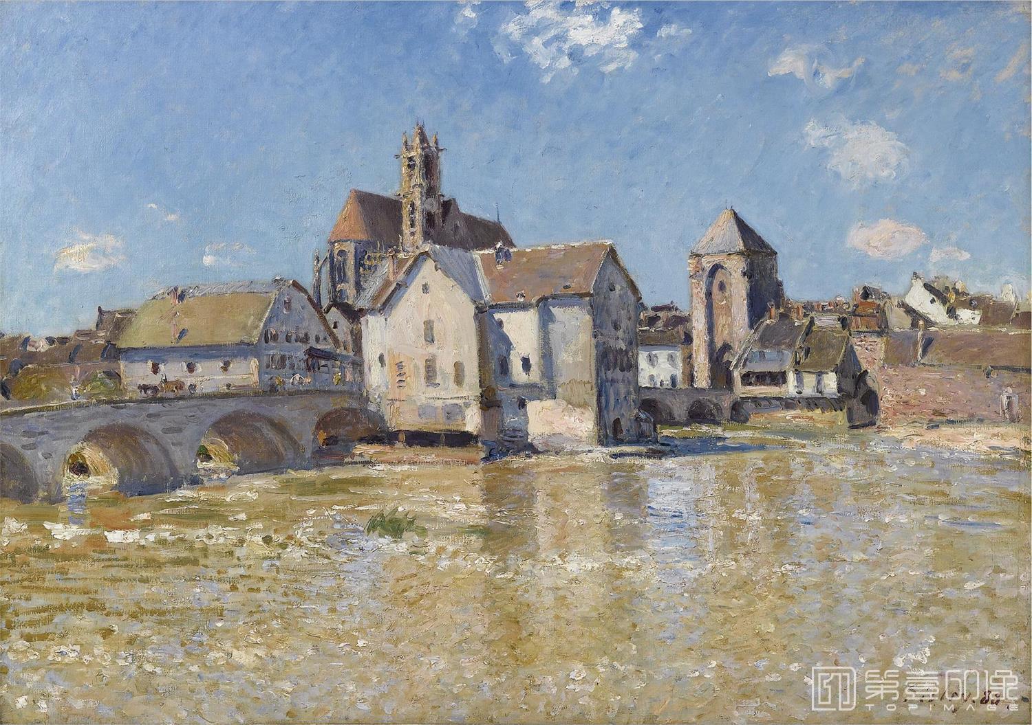 油画-阿尔弗莱德·西斯莱 Alfred Sisley作品集-113