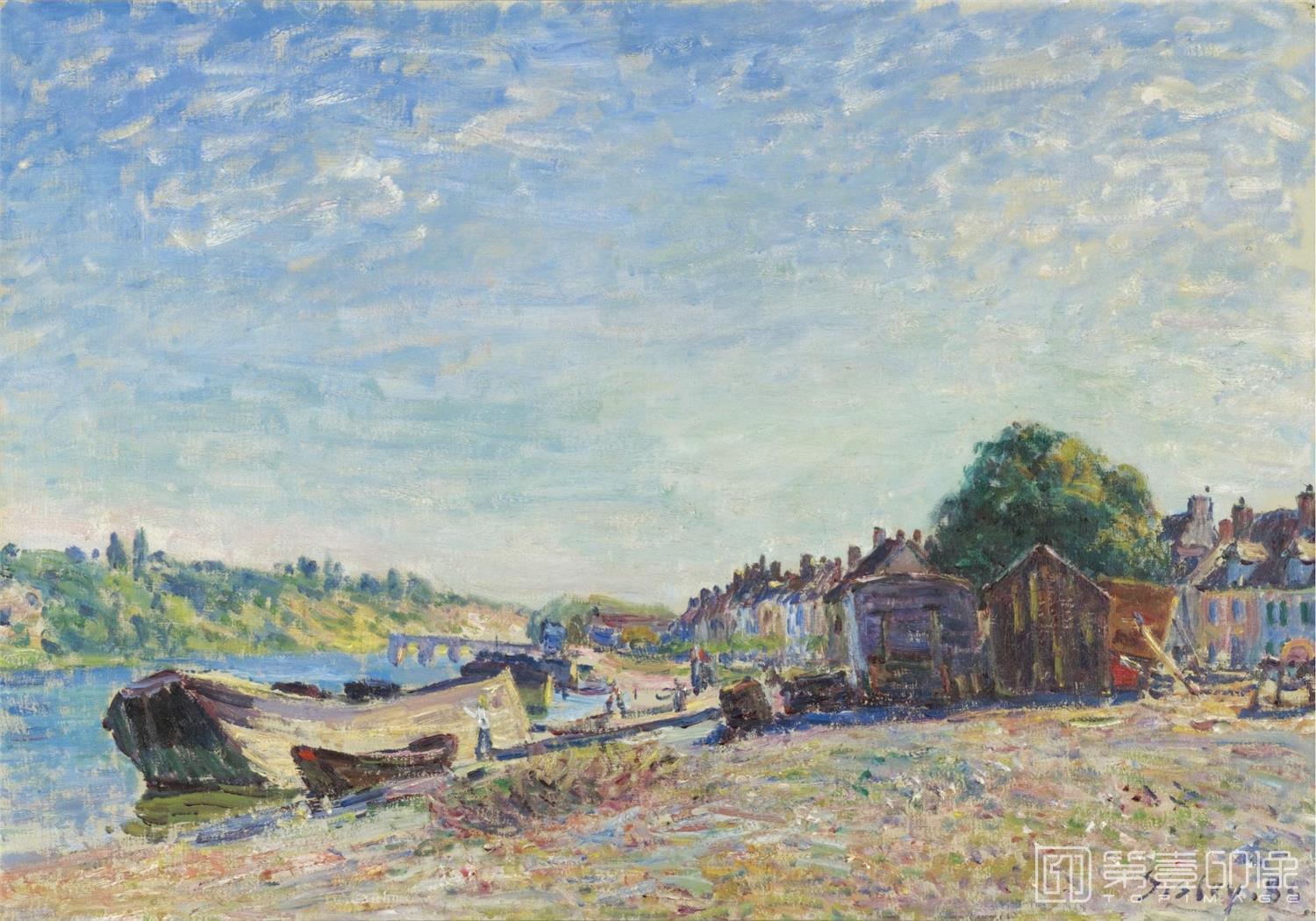 油画-阿尔弗莱德·西斯莱 Alfred Sisley作品集-115