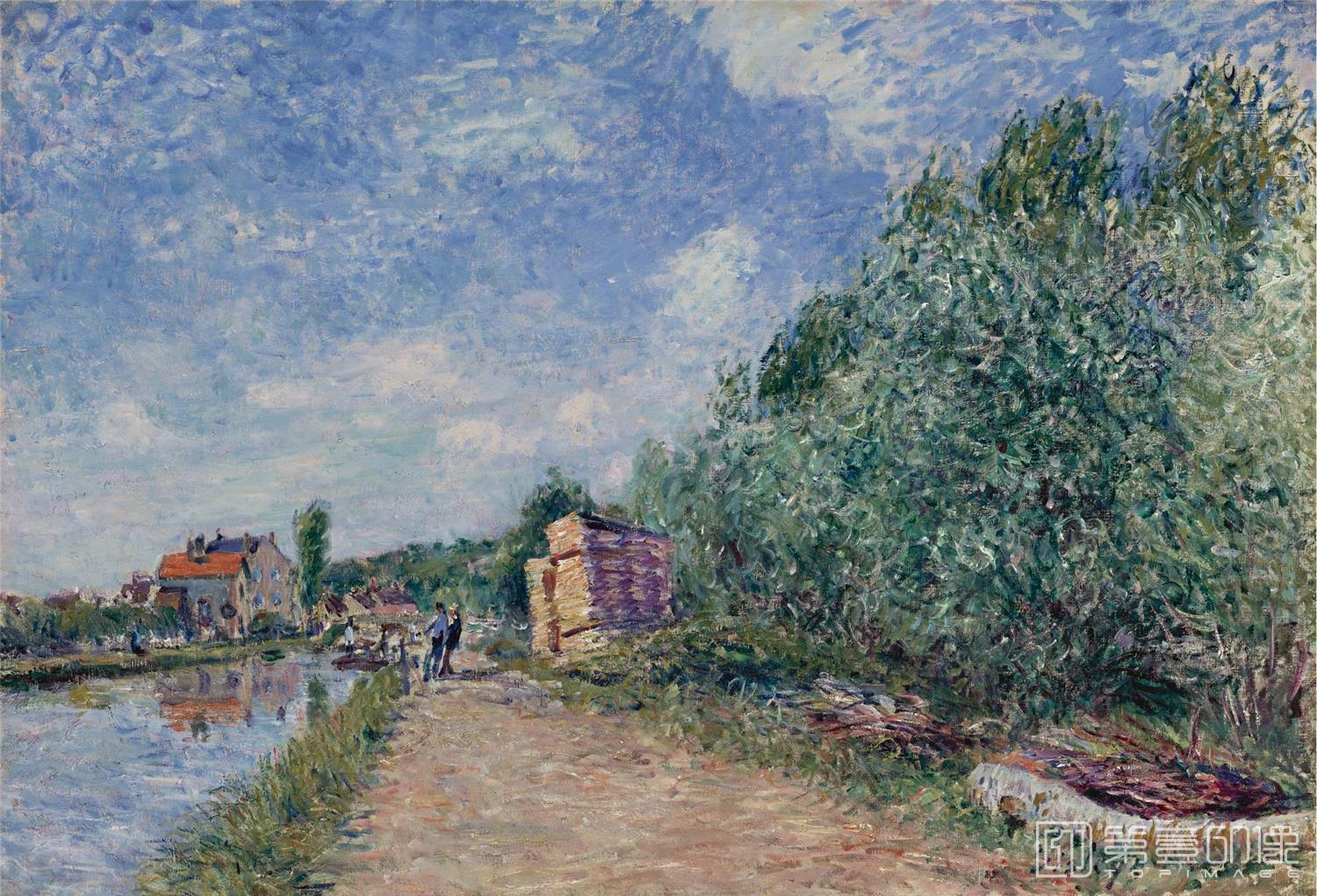 油画-阿尔弗莱德·西斯莱 Alfred Sisley作品集-118