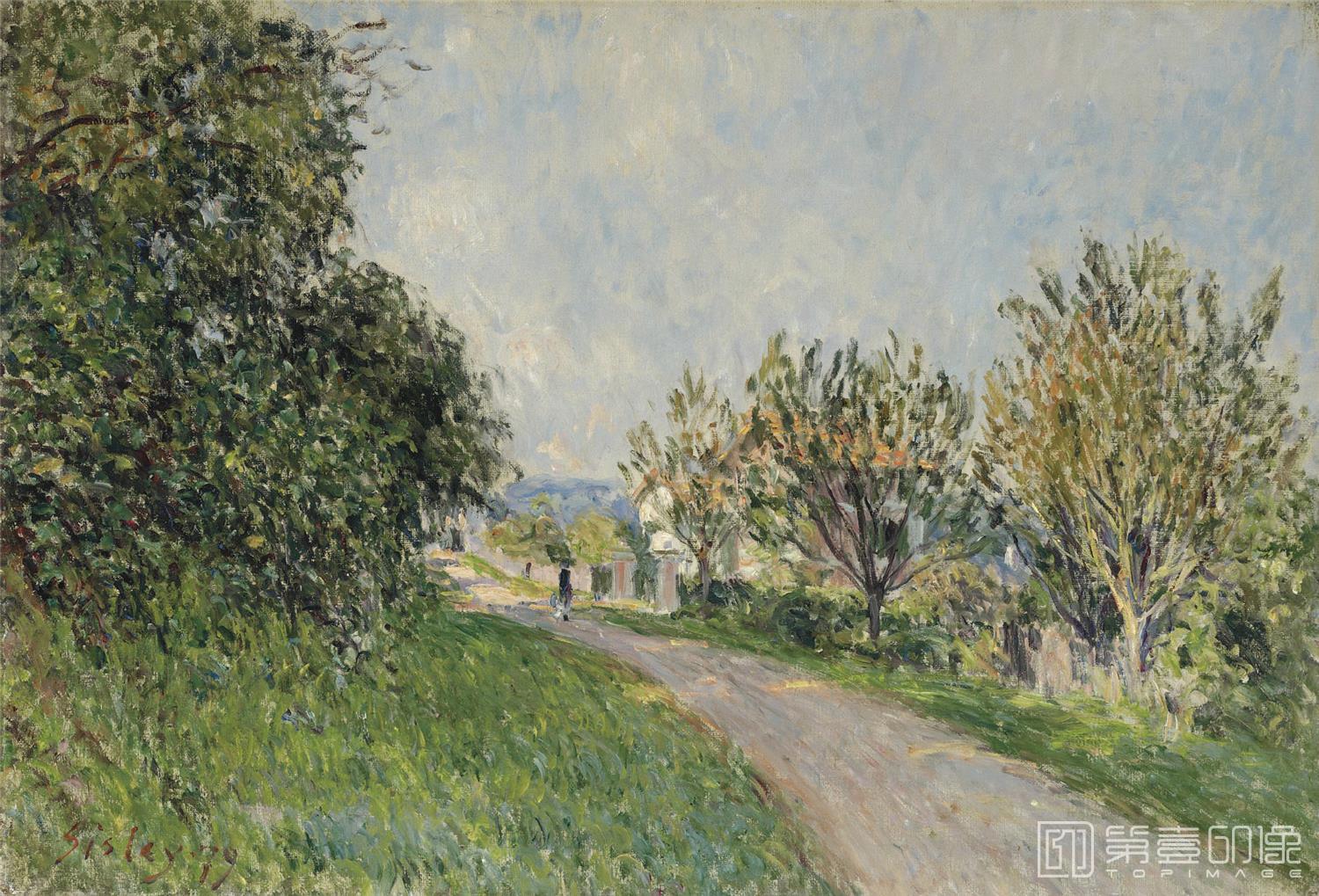 油画-阿尔弗莱德·西斯莱 Alfred Sisley作品集-119