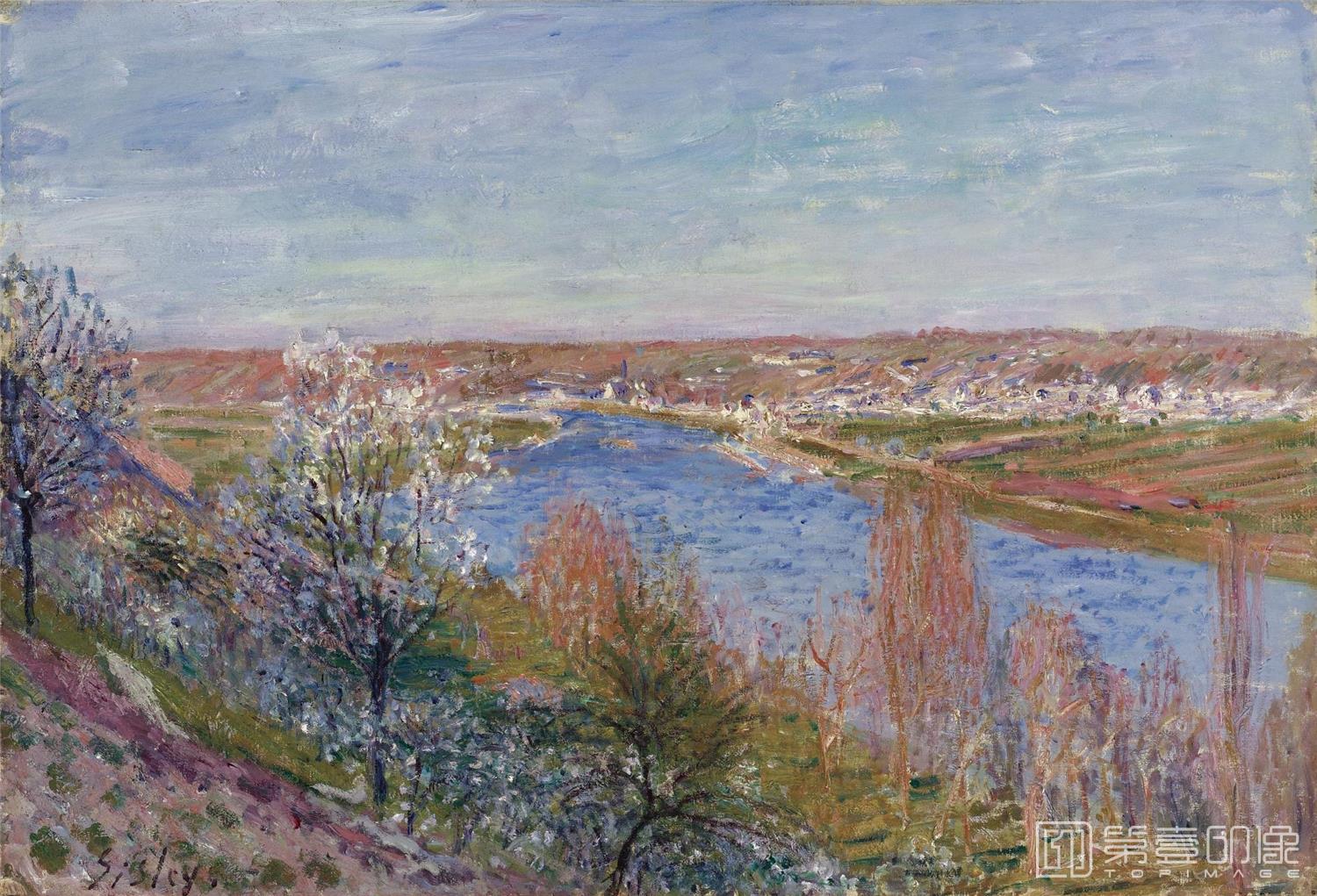 油画-阿尔弗莱德·西斯莱 Alfred Sisley作品集-123