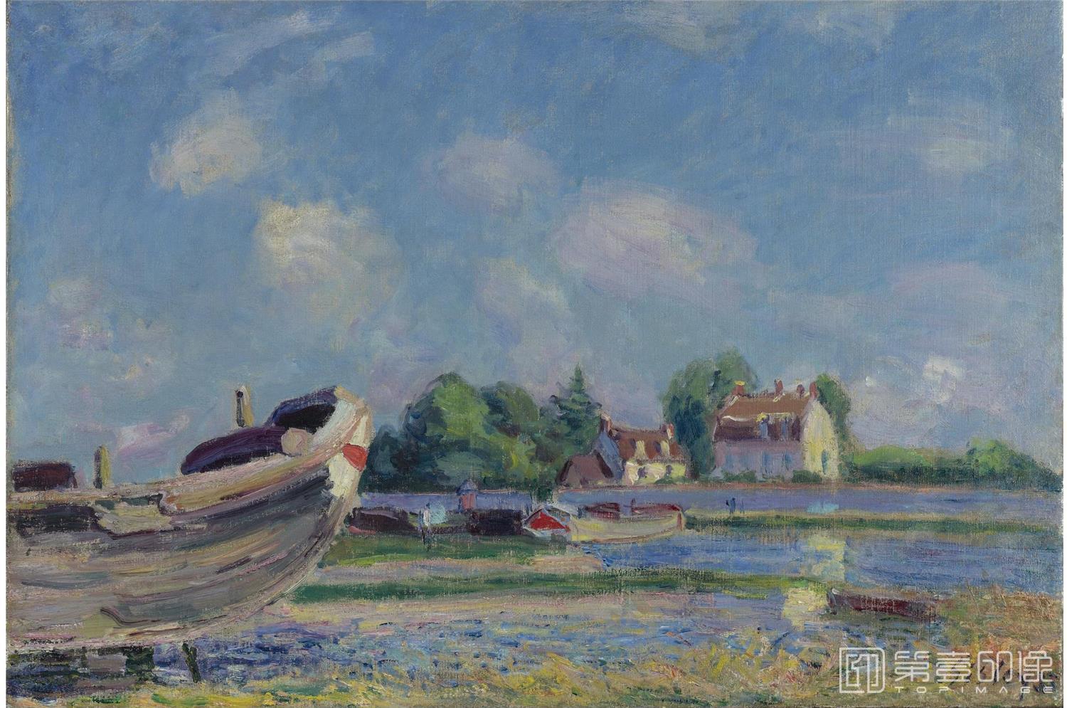 油画-阿尔弗莱德·西斯莱 Alfred Sisley作品集-125