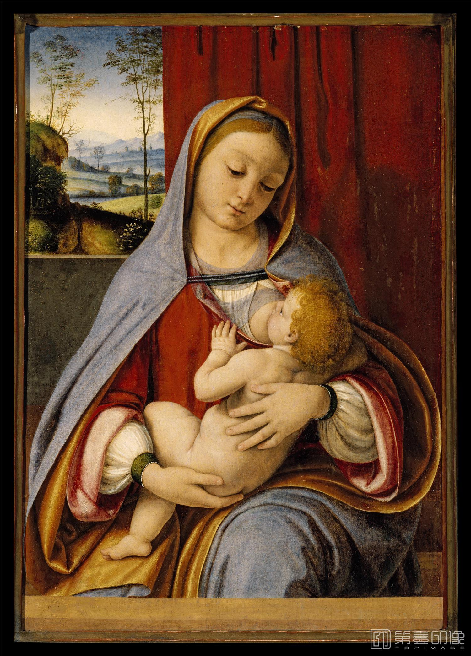 油画-列奥纳多·迪·皮耶罗·达·芬奇 Leonardo Di Ser Piero Da Vinci作品集-009