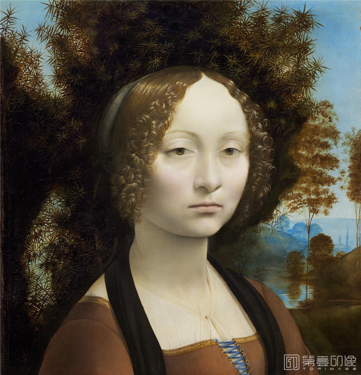 油画-列奥纳多·迪·皮耶罗·达·芬奇 Leonardo Di Ser Piero Da Vinci作品集-014