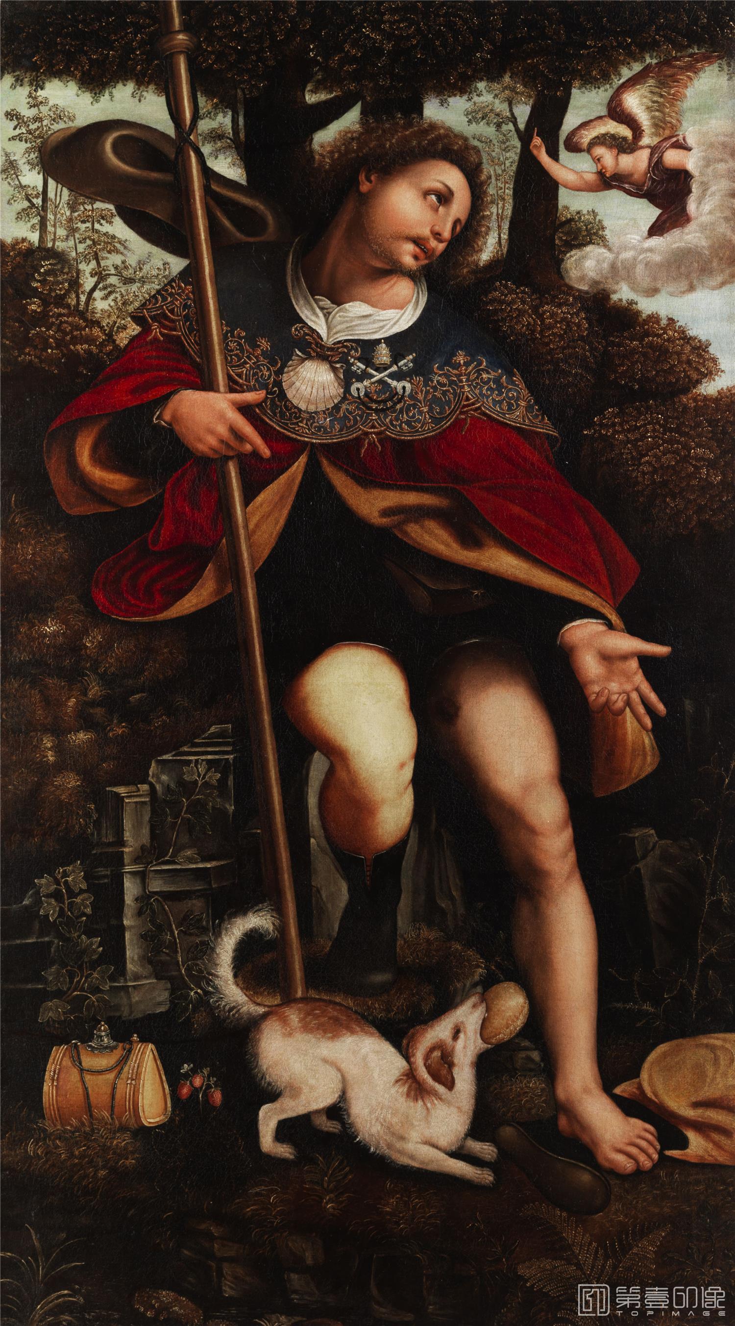 油画-列奥纳多·迪·皮耶罗·达·芬奇 Leonardo Di Ser Piero Da Vinci作品集-023
