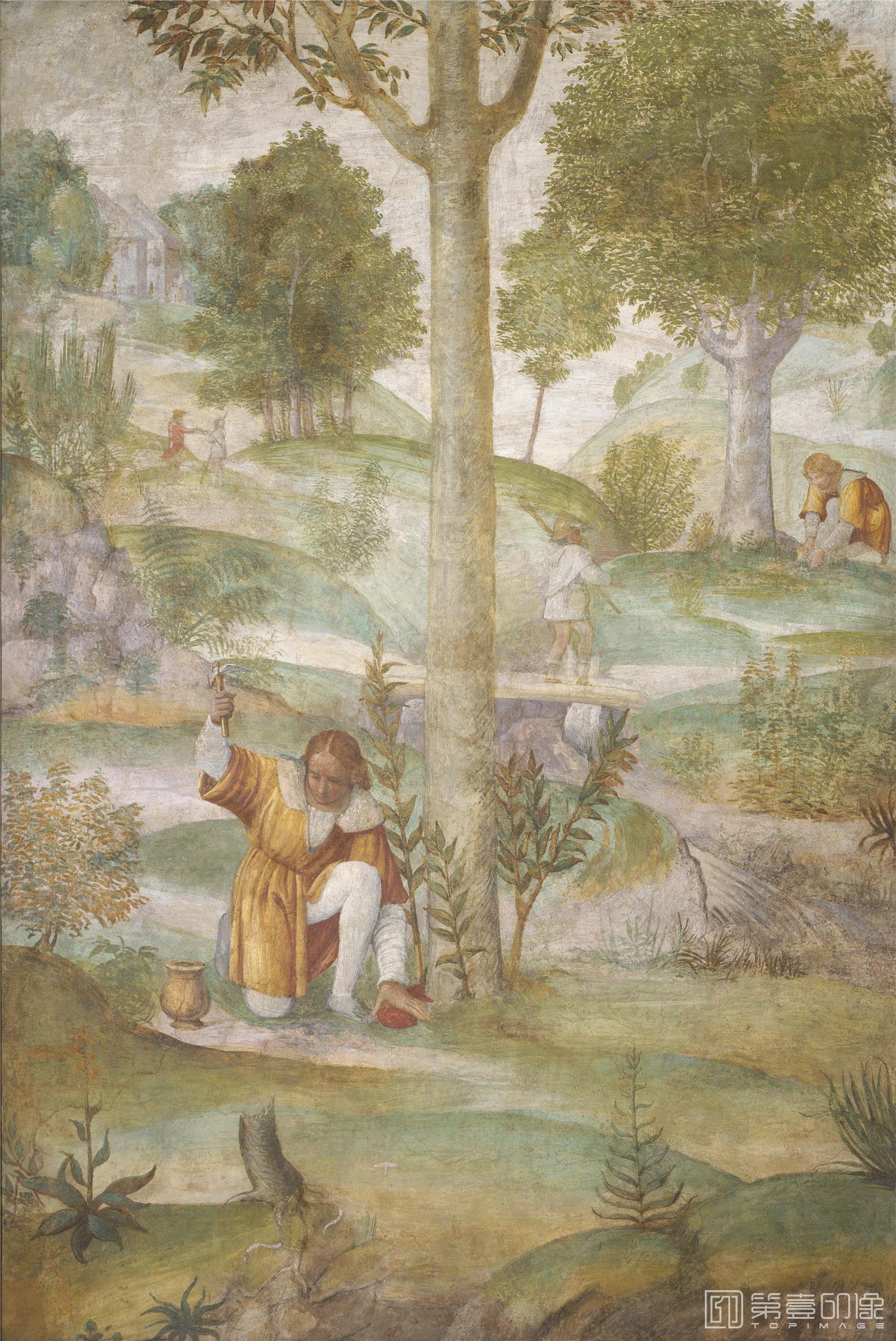 油画-列奥纳多·迪·皮耶罗·达·芬奇 Leonardo Di Ser Piero Da Vinci作品集-026