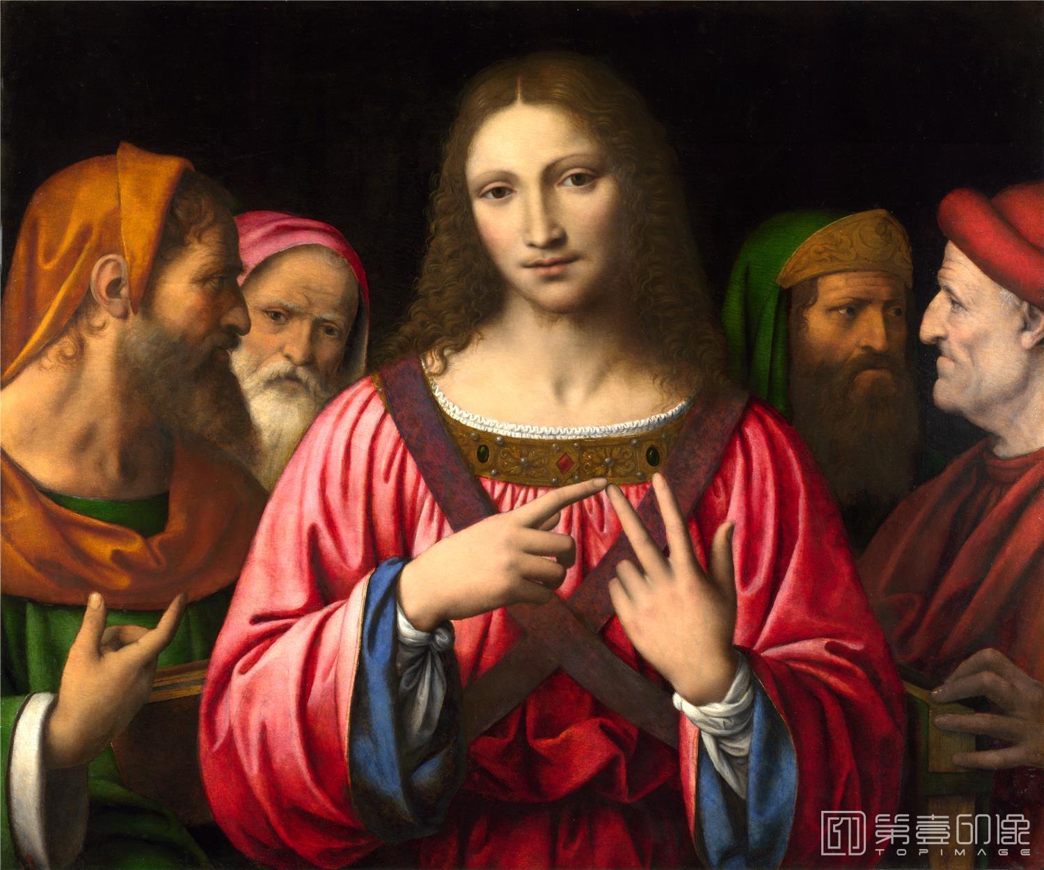 油画-列奥纳多·迪·皮耶罗·达·芬奇 Leonardo Di Ser Piero Da Vinci作品集-030