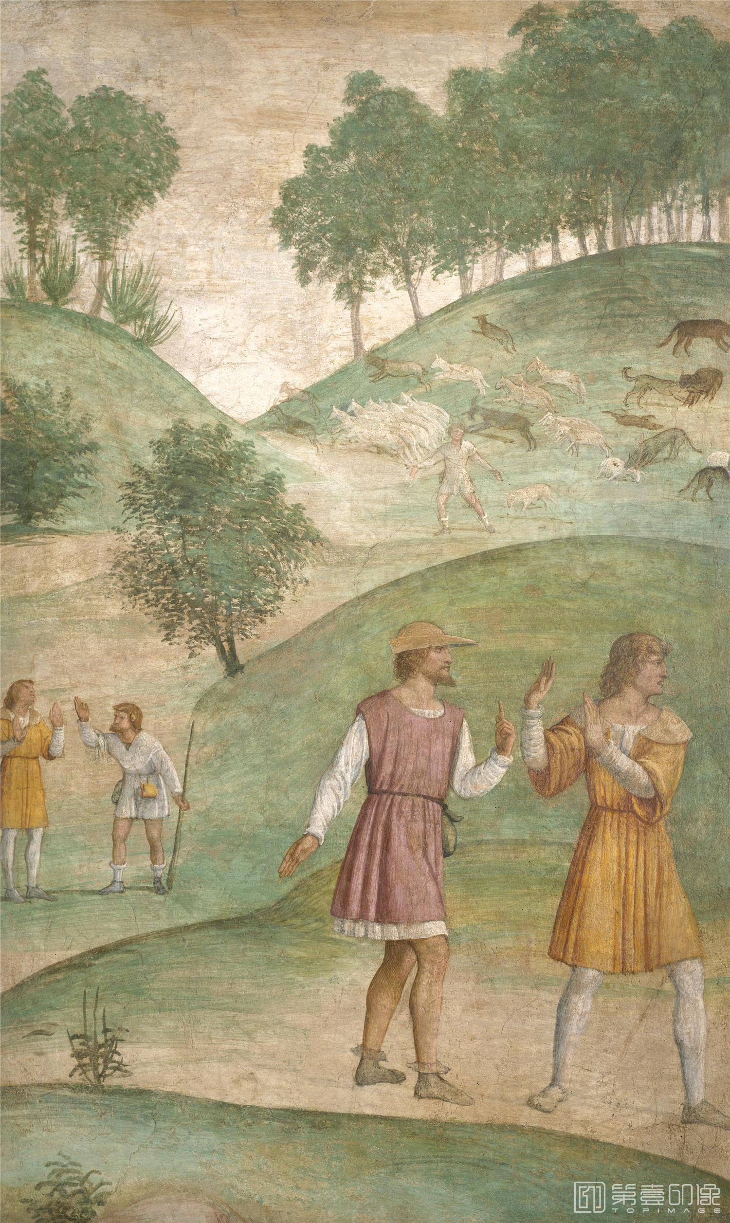 油画-列奥纳多·迪·皮耶罗·达·芬奇 Leonardo Di Ser Piero Da Vinci作品集-031