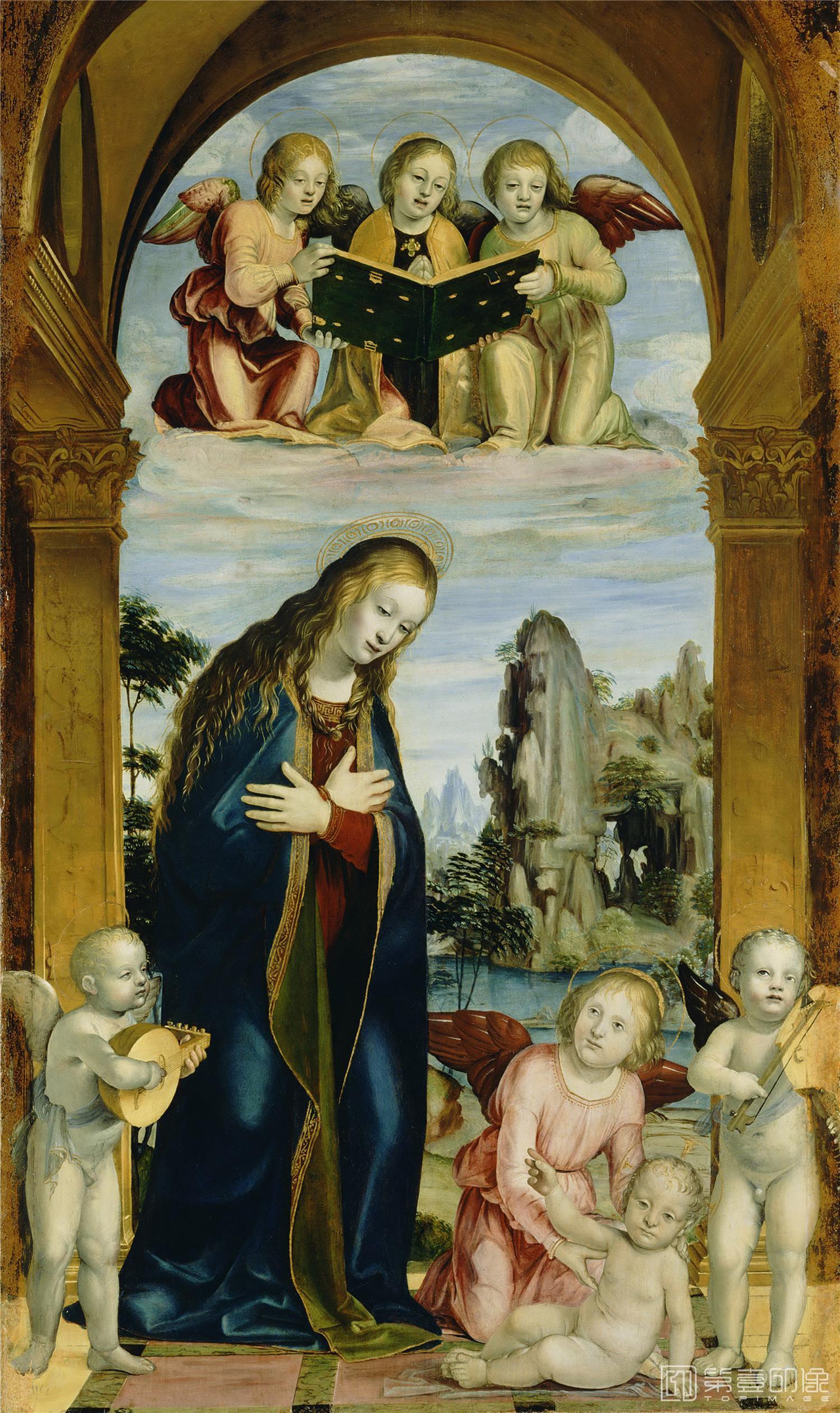 油画-列奥纳多·迪·皮耶罗·达·芬奇 Leonardo Di Ser Piero Da Vinci作品集-033