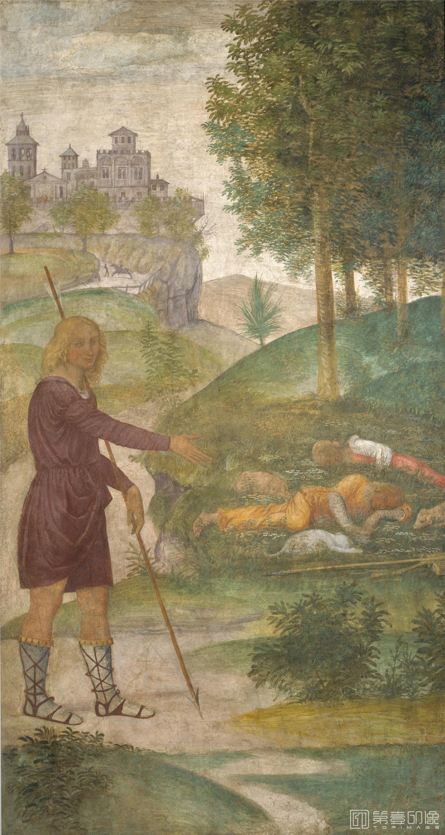 油画-列奥纳多·迪·皮耶罗·达·芬奇 Leonardo Di Ser Piero Da Vinci作品集-035