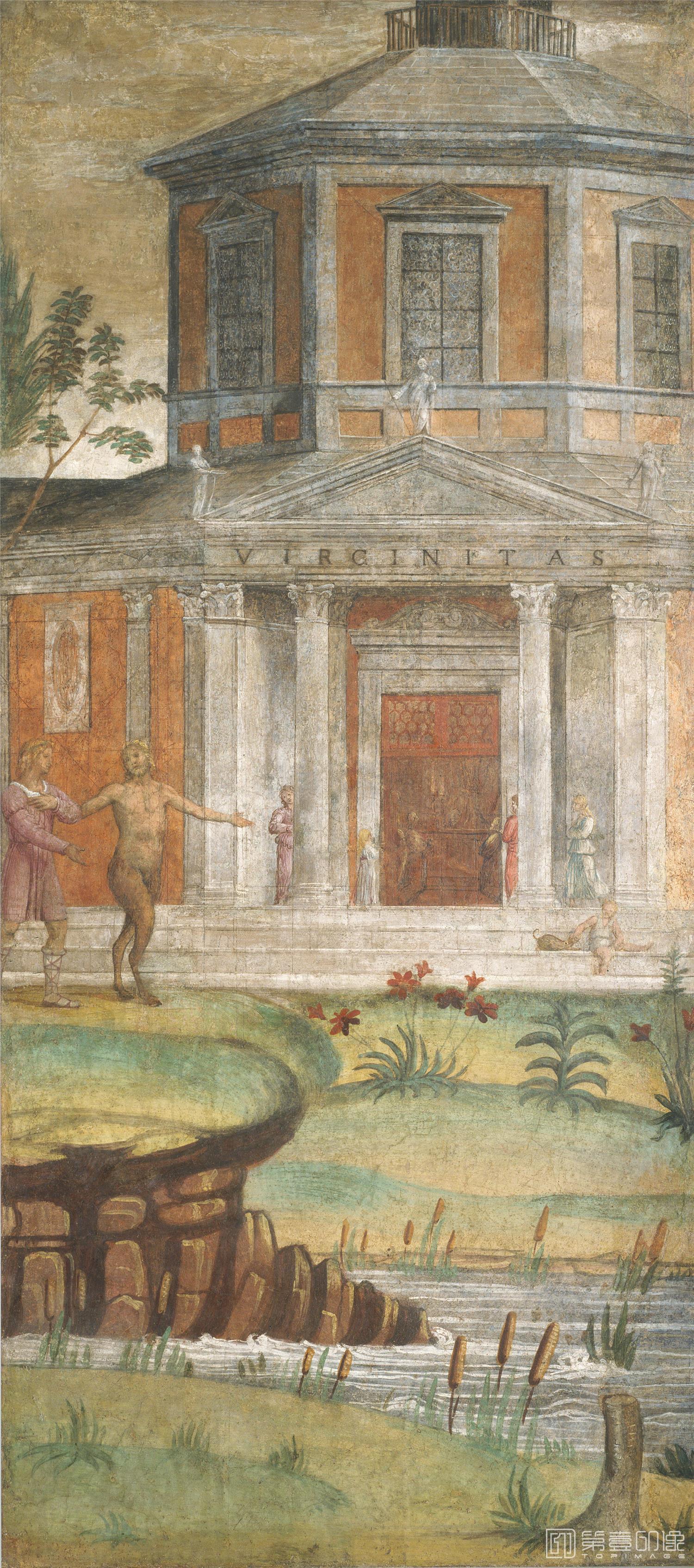 油画-列奥纳多·迪·皮耶罗·达·芬奇 Leonardo Di Ser Piero Da Vinci作品集-043