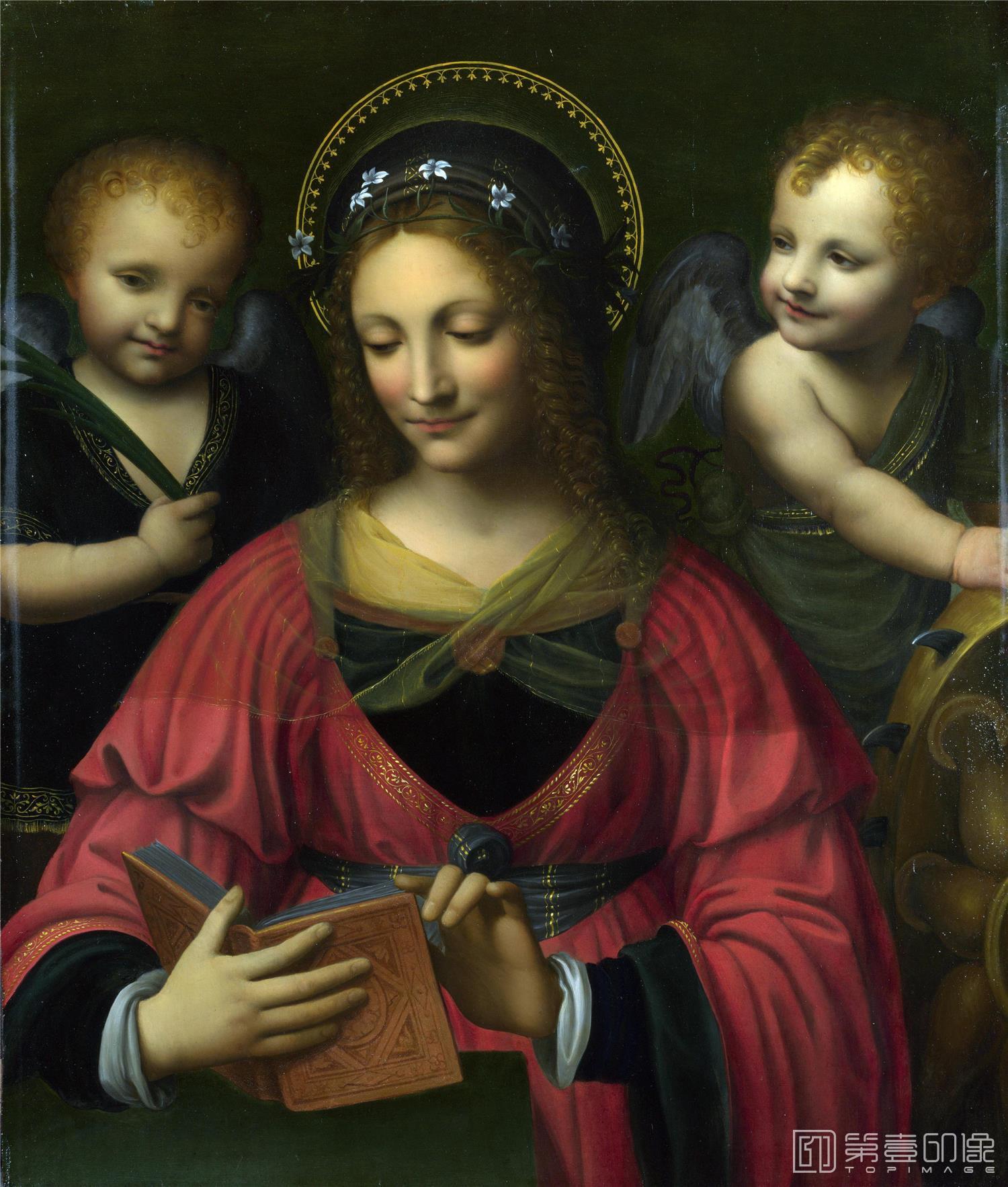 油画-列奥纳多·迪·皮耶罗·达·芬奇 Leonardo Di Ser Piero Da Vinci作品集-046