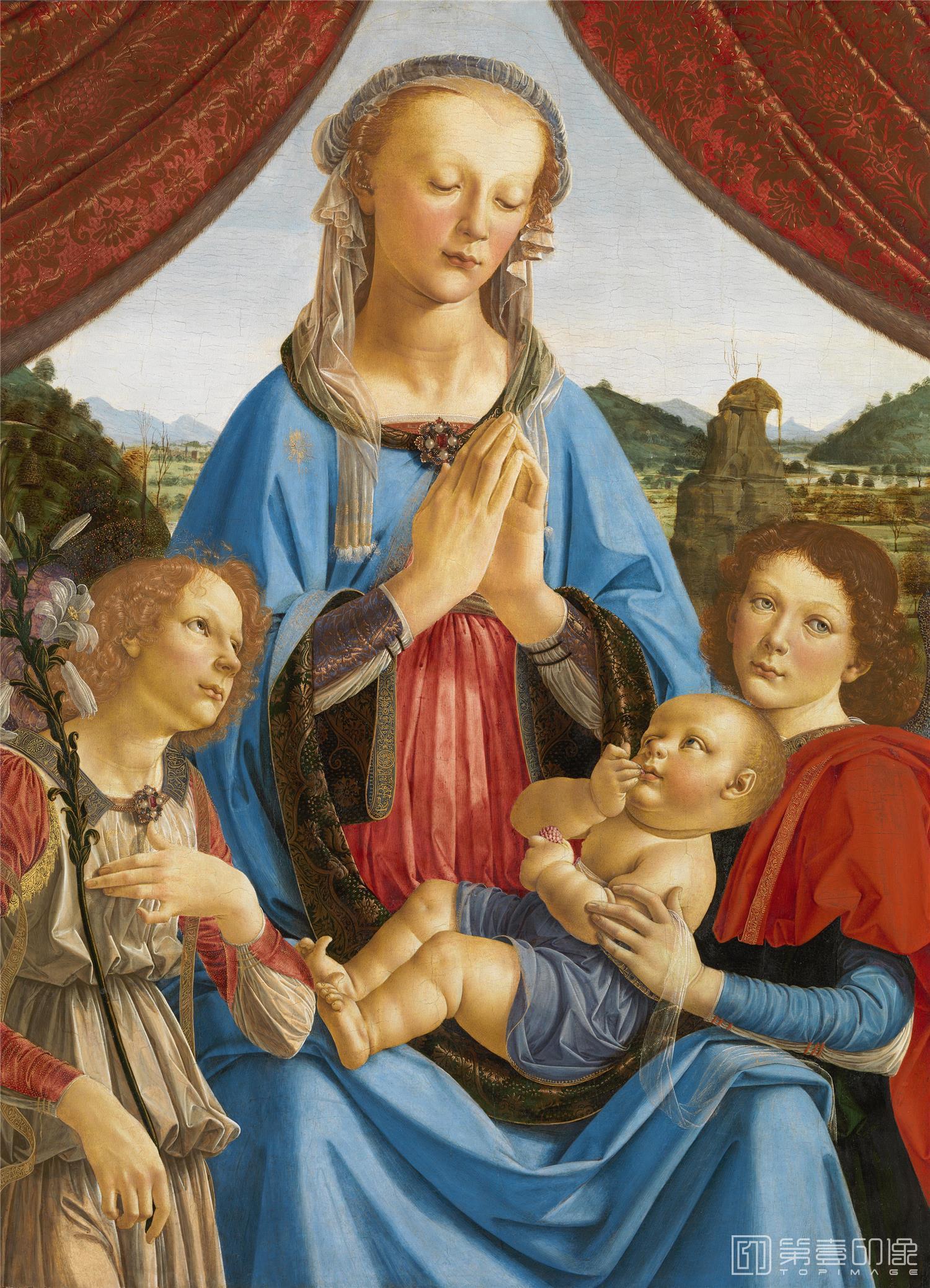 油画-列奥纳多·迪·皮耶罗·达·芬奇 Leonardo Di Ser Piero Da Vinci作品集-061