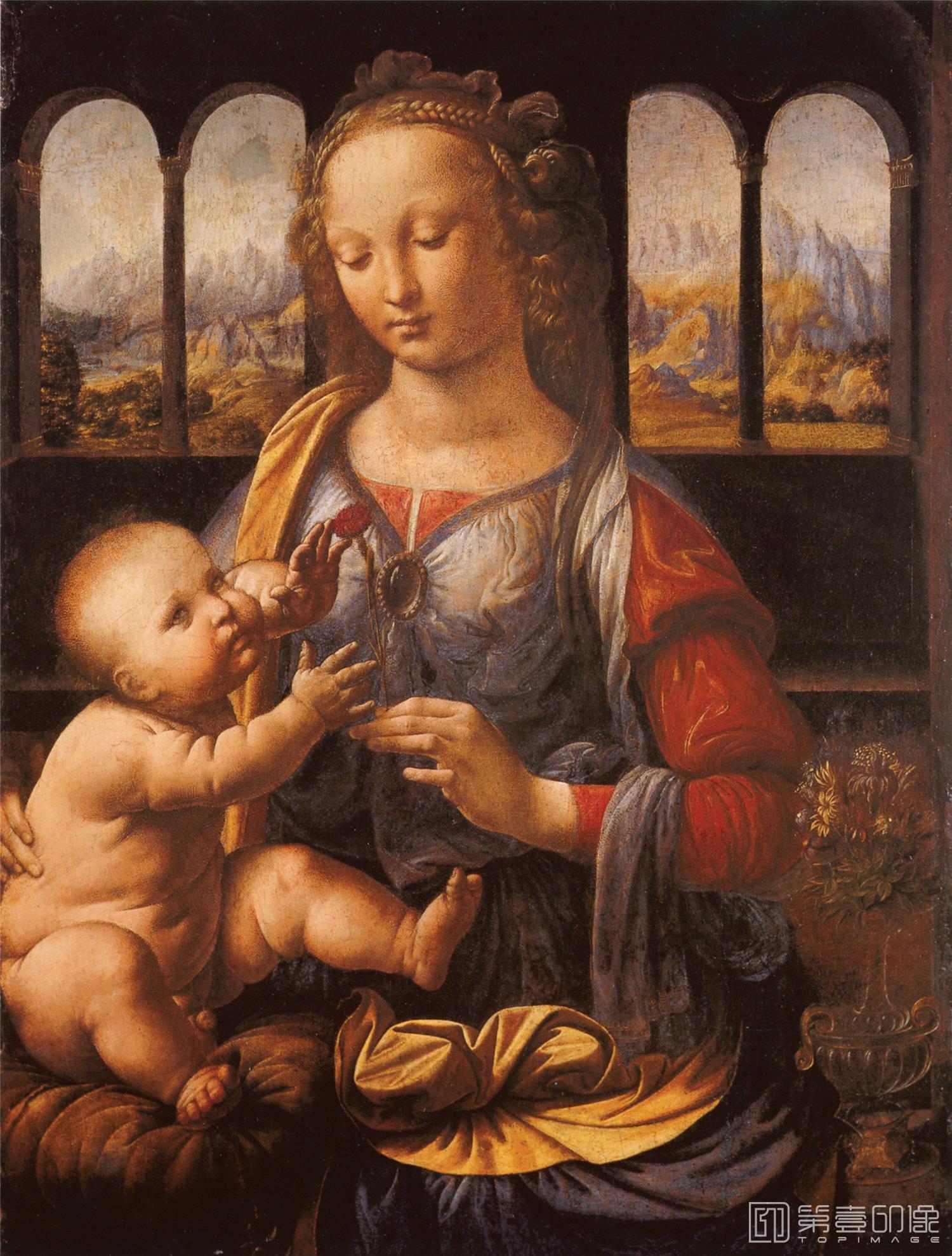 油画-列奥纳多·迪·皮耶罗·达·芬奇 Leonardo Di Ser Piero Da Vinci作品集-100