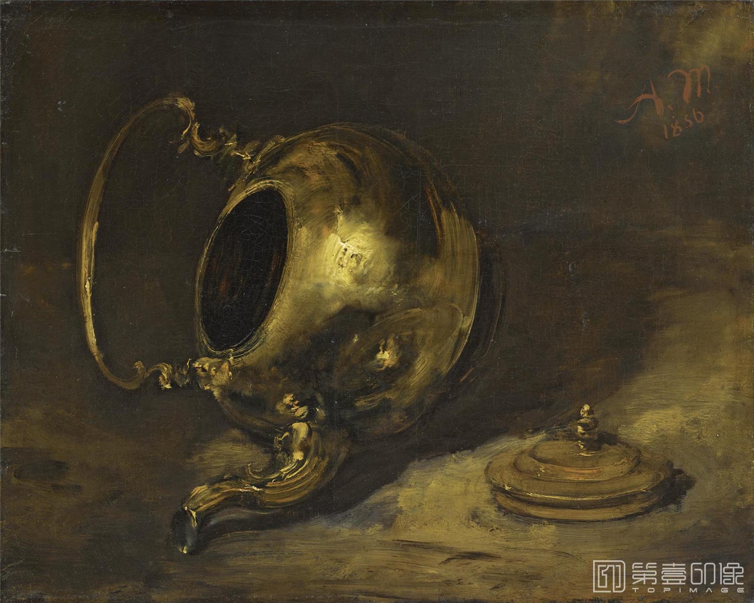 油画-阿道夫·冯·门采尔 Adolph Von Menzel作品集-48