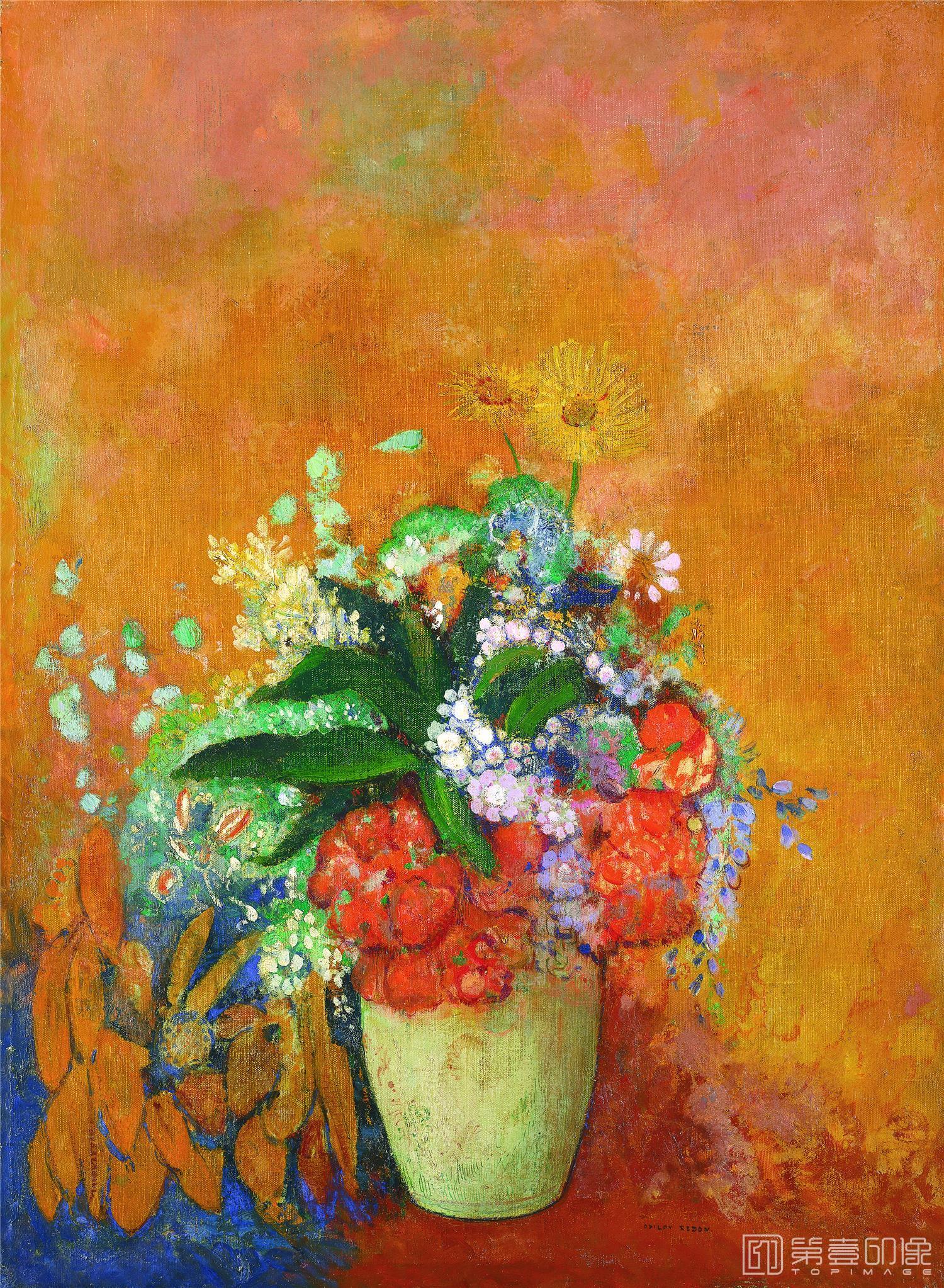 油画-奥蒂诺·雷东 Odilon Redon作品集-020