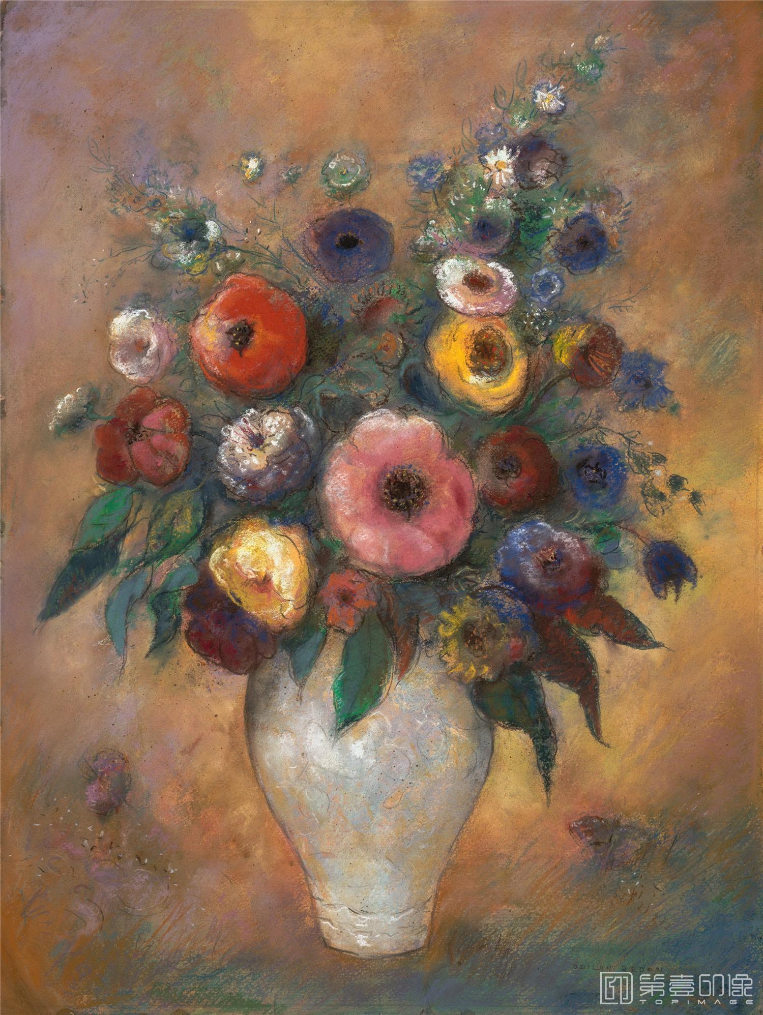 油画-奥蒂诺·雷东 Odilon Redon作品集-034