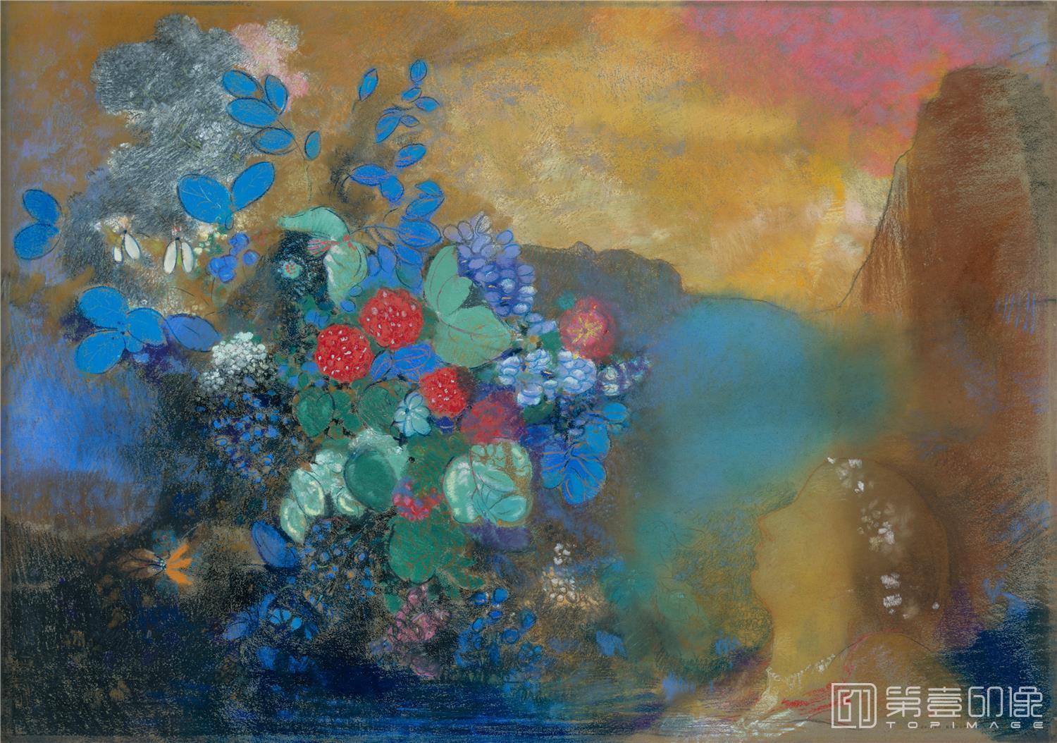油画-奥蒂诺·雷东 Odilon Redon作品集-071