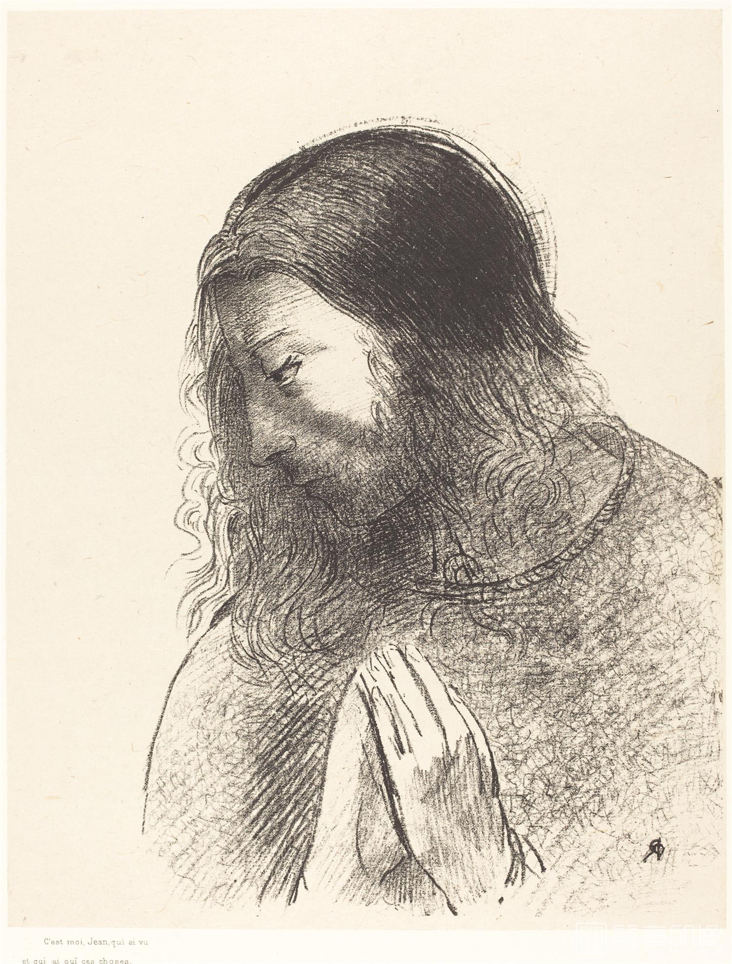 素描-奥蒂诺·雷东 Odilon Redon作品集-173