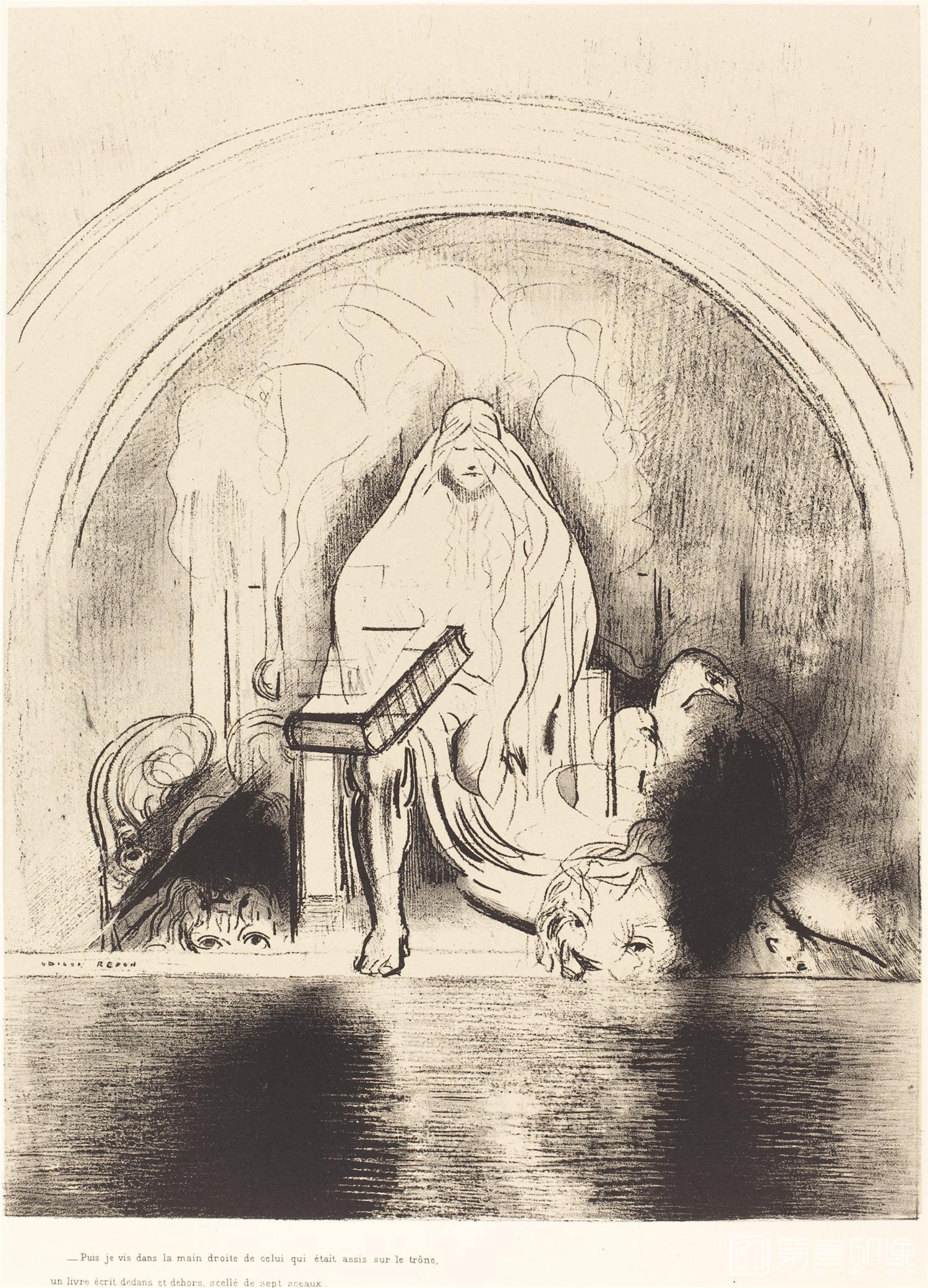 素描-奥蒂诺·雷东 Odilon Redon作品集-190