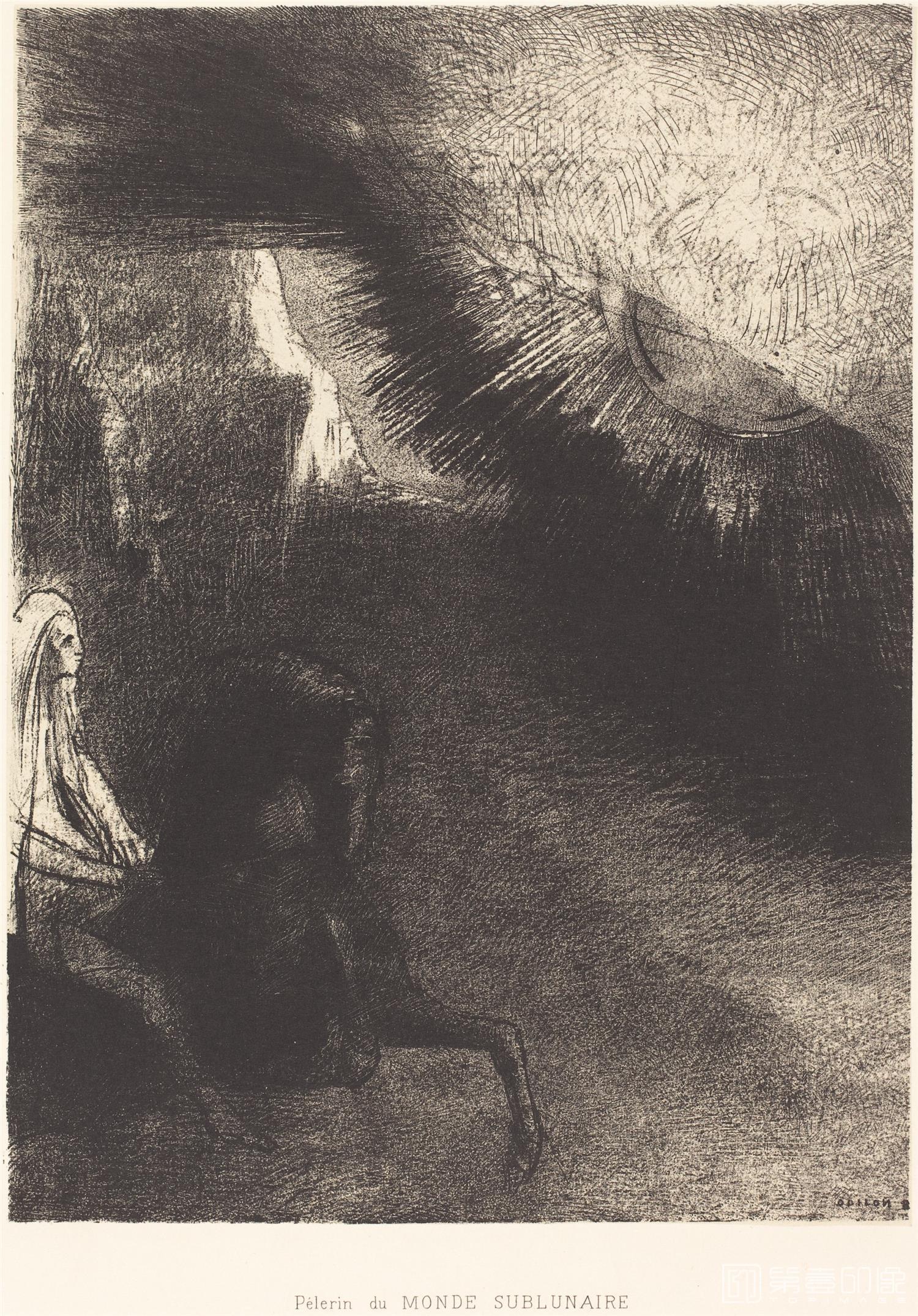 素描-奥蒂诺·雷东 Odilon Redon作品集-198