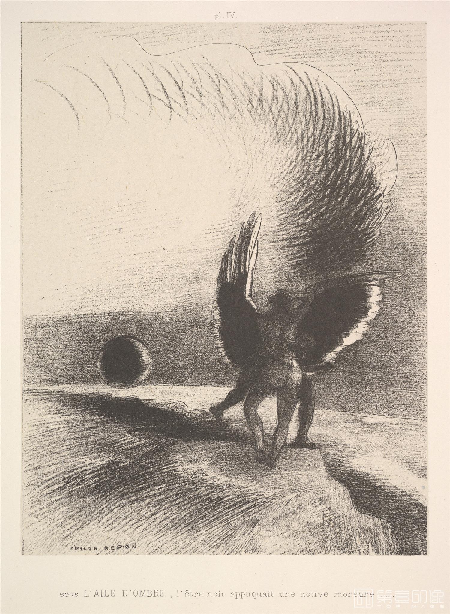 素描-奥蒂诺·雷东 Odilon Redon作品集-216